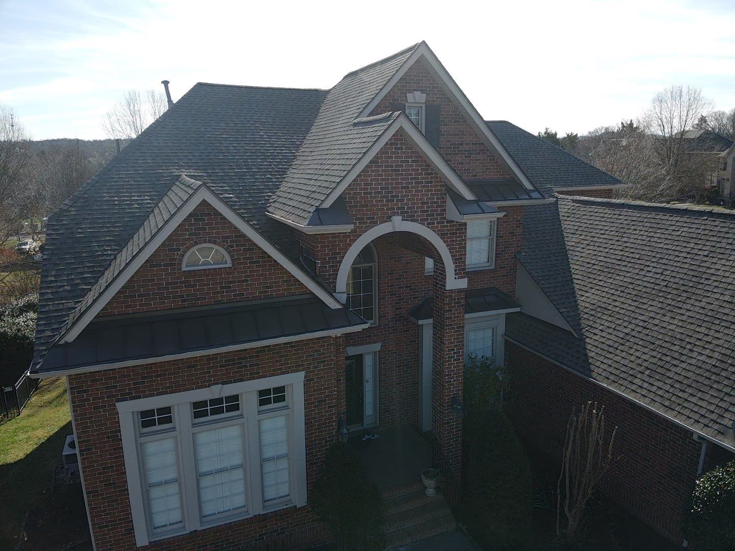 Residential Roofing Installation using GAF Timberline HDZ Weathered Wood Shingles by Undersun Roofing 
