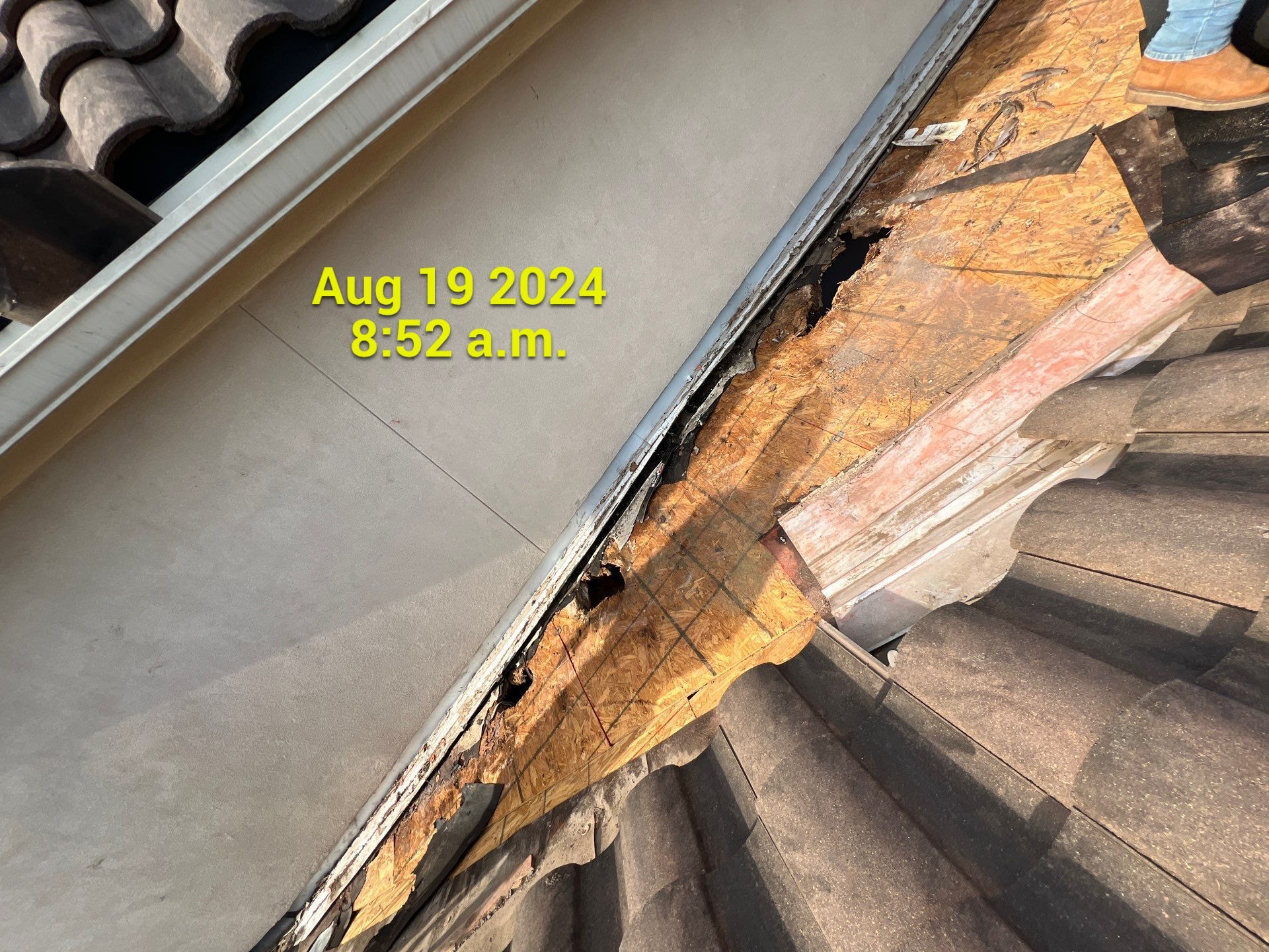 Residential Roofing Repair using tile by Roof Repair Company