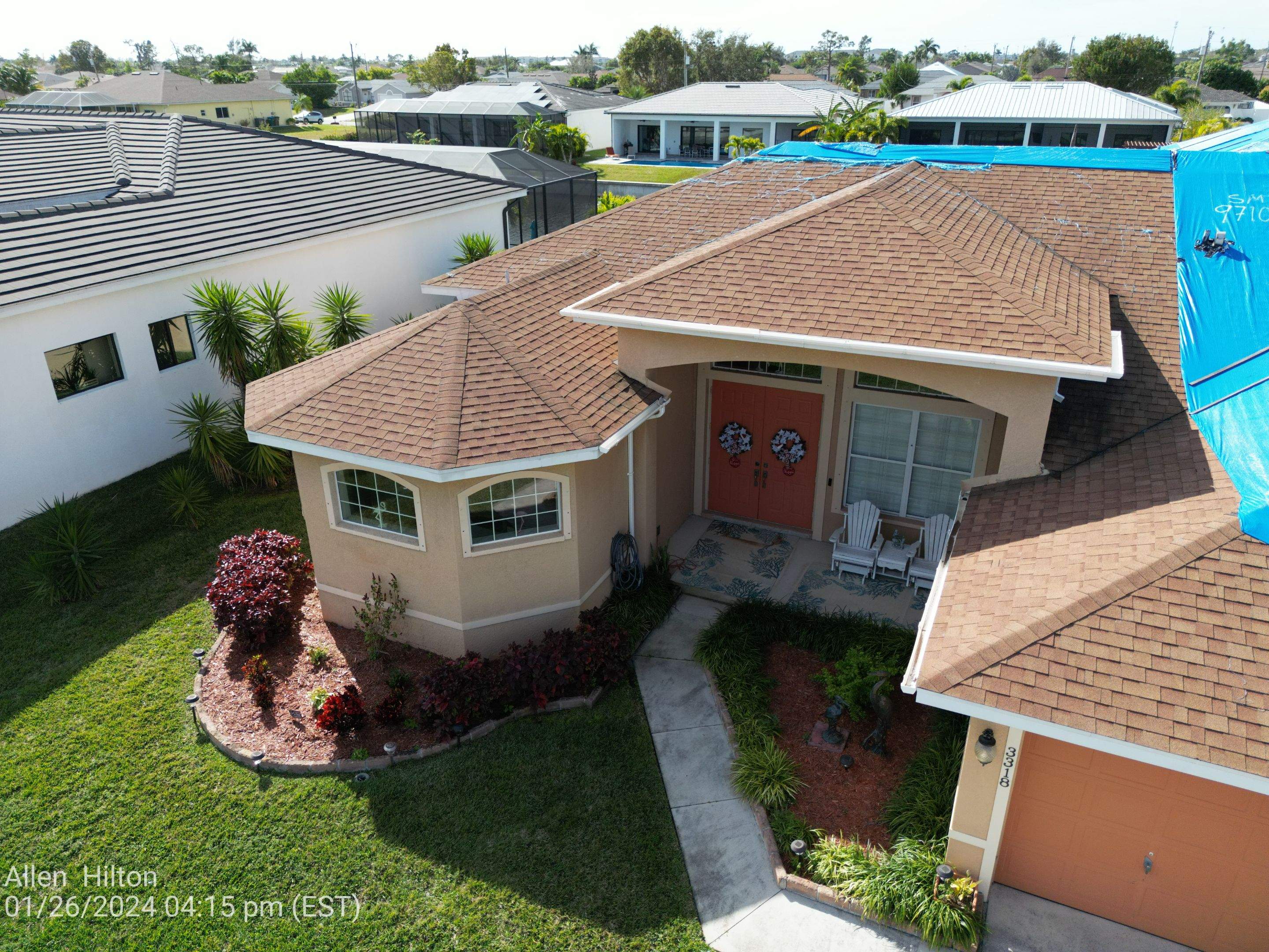 Residential Roofing Installation using Tri County Metal by 1st Class Roofing, Inc. 