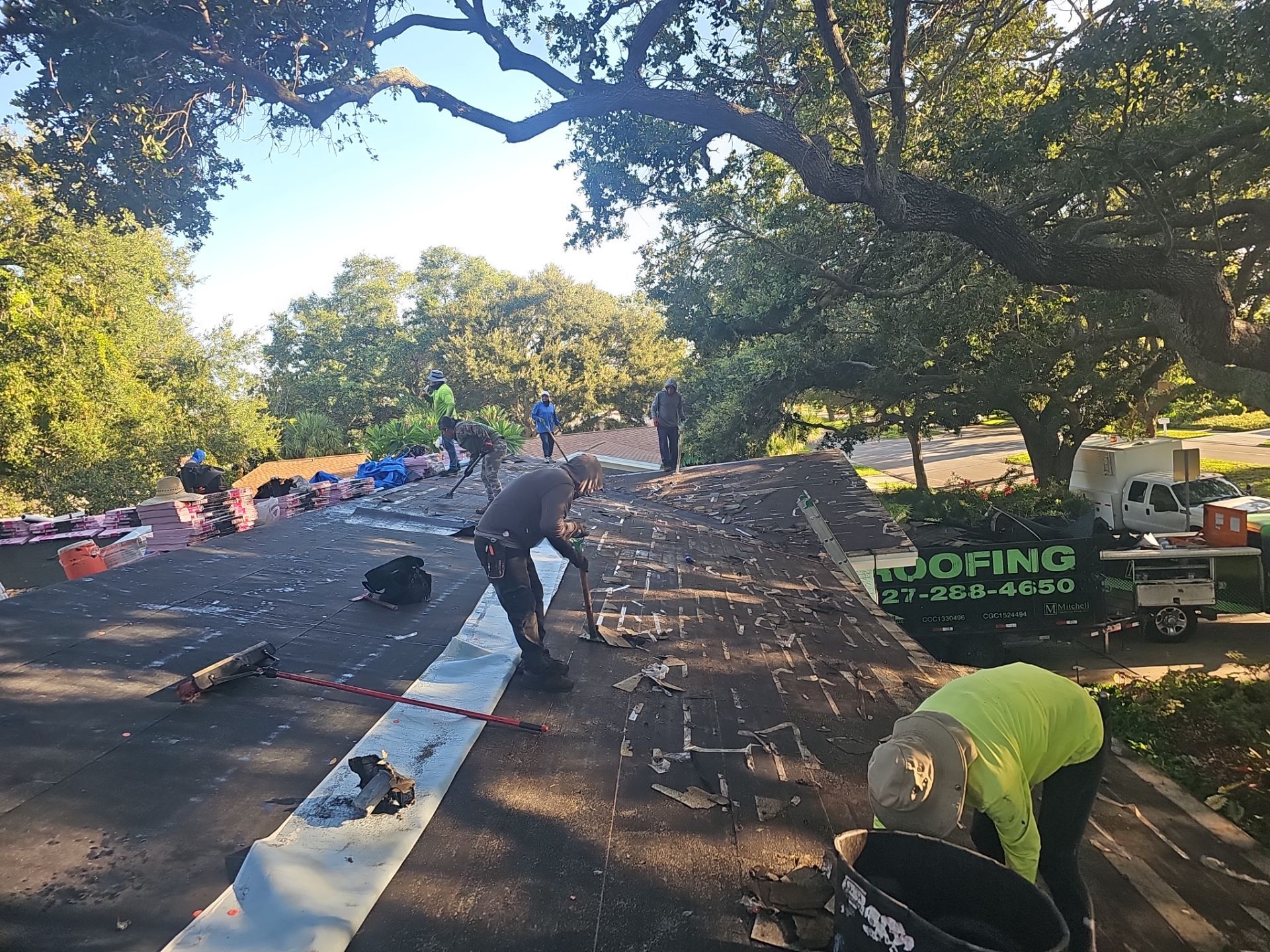 Project in Clearwater 33764 by Mitchell Roofing Company LLC 