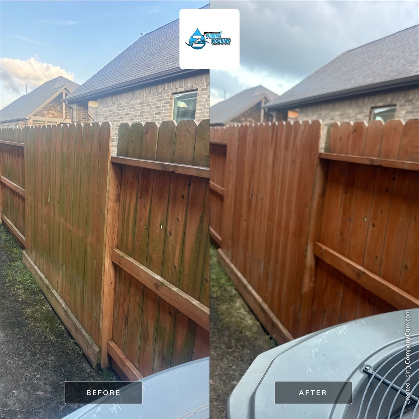 Wood Privacy Fence Cleaning and Restoration in Richmond by Zeal Power Washing