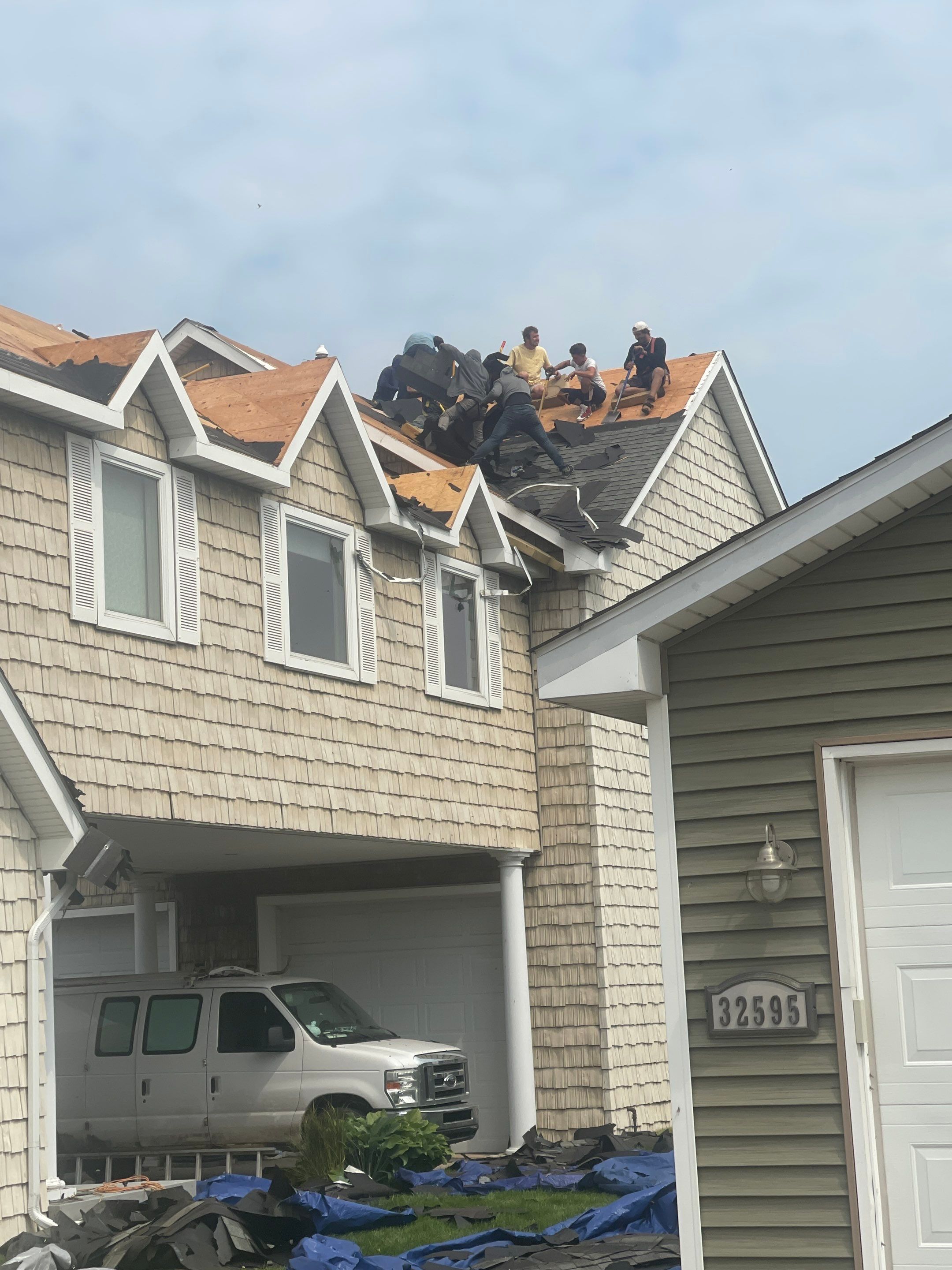 Residential Roofing Installation using IKO Dynasty - Glacier by JNR Roofing LLC