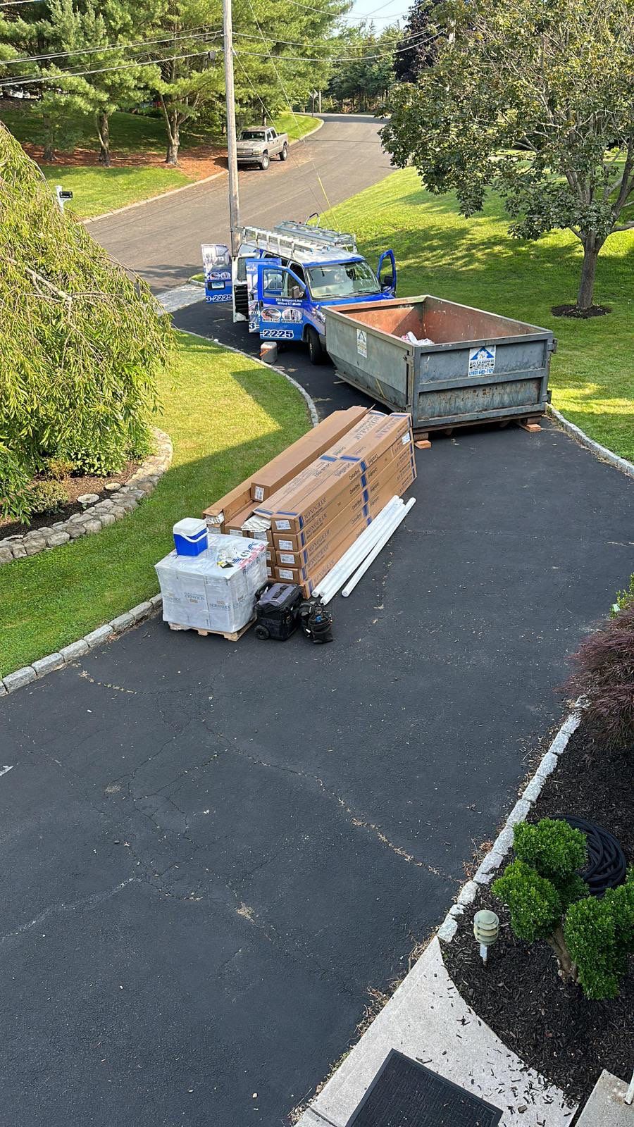 Siding Installation using Mainstreet Colonial & White gutters by A Plus Exterior