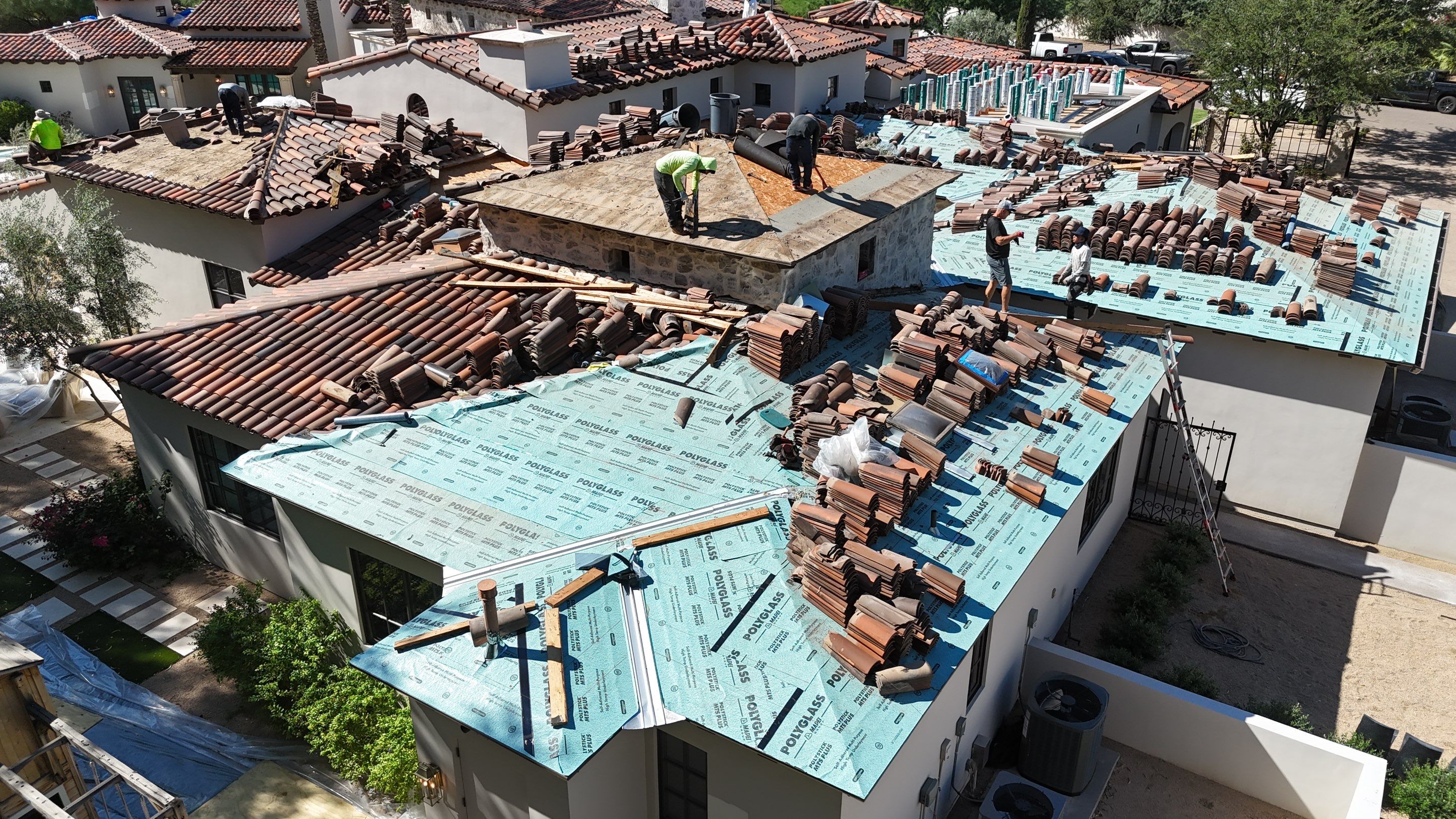 Project in Paradise Valley, AZ by Saint Roofing