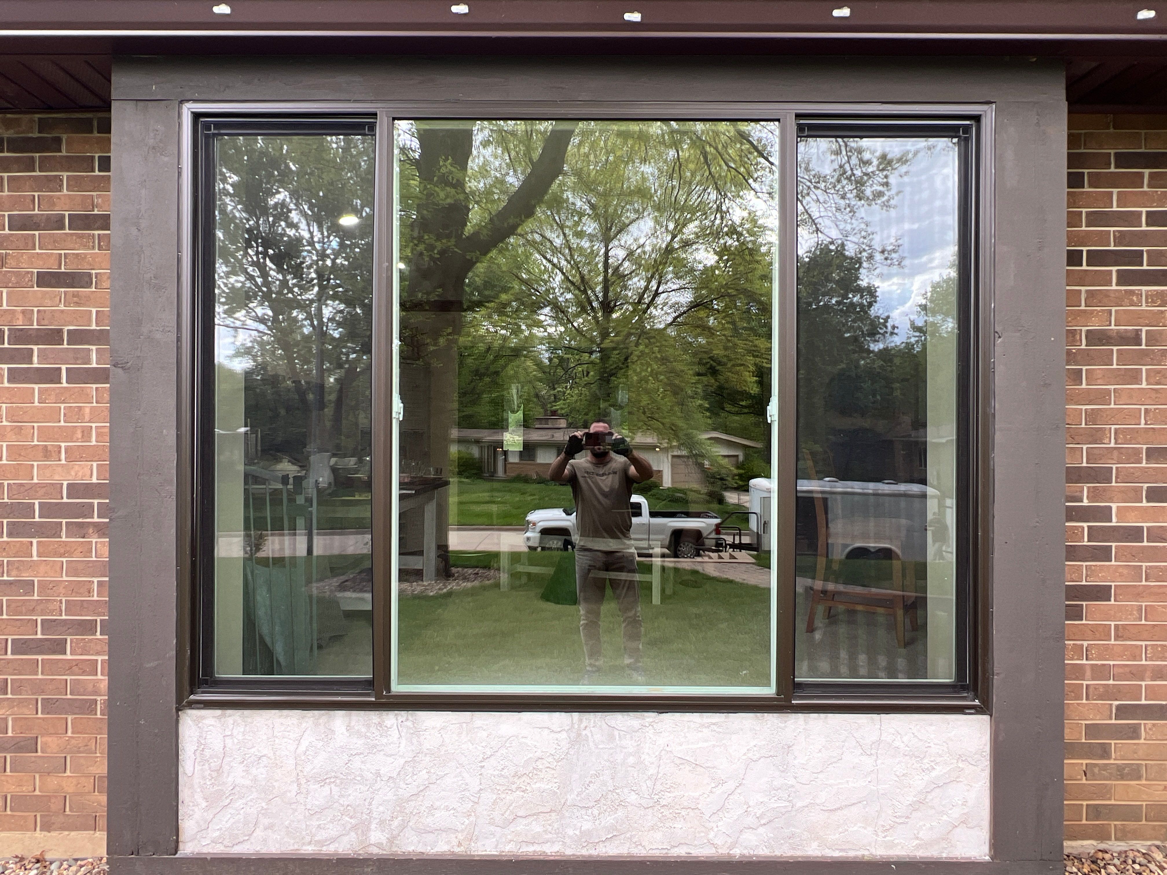 Window Installation using Pella 250 series vinyl window by United Windows and Siding LLC