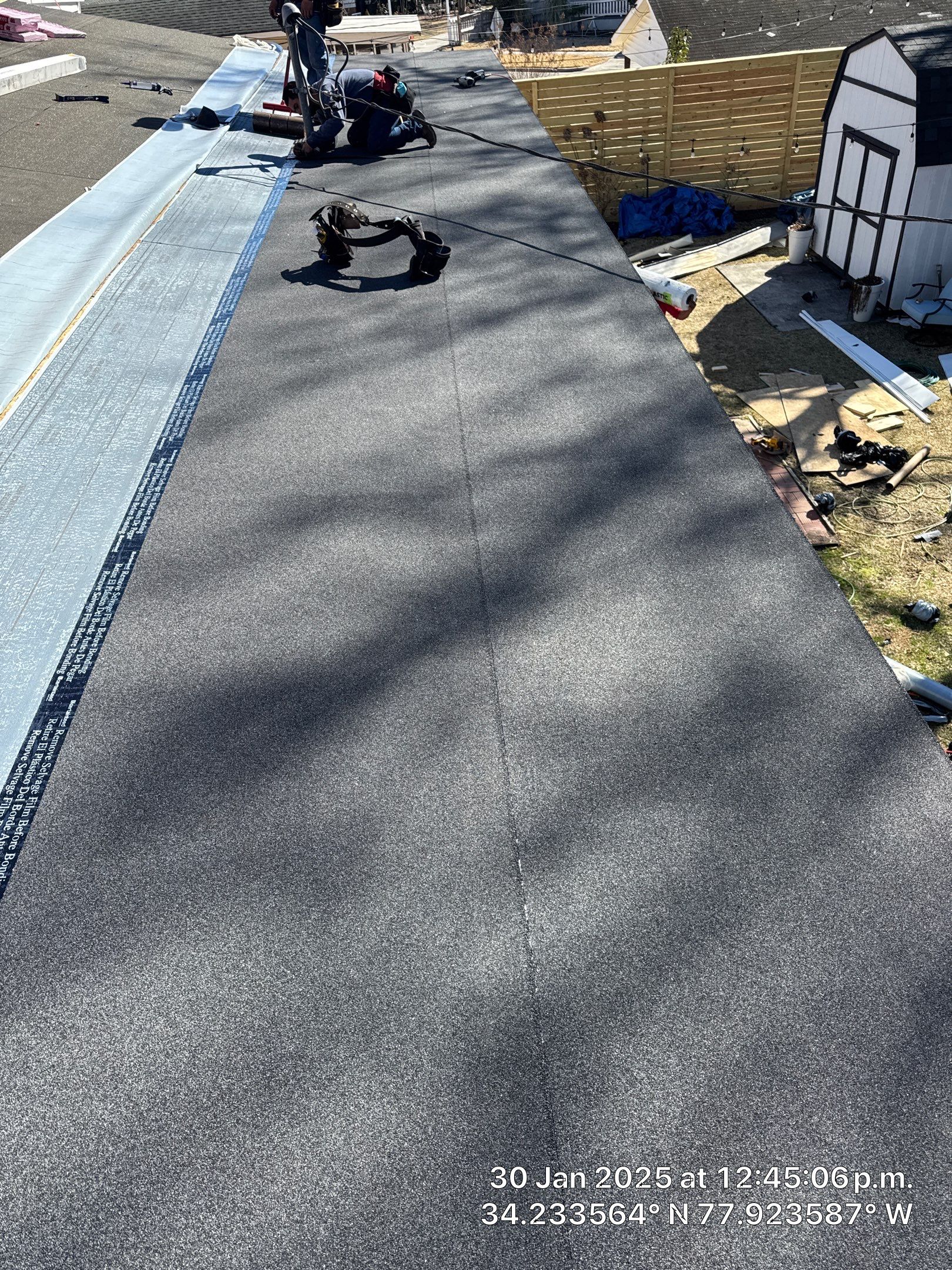 Low Slope Flat Roof Repair in Forest Hills, Wilmington NC by RGR Construction and Roofing, LLC