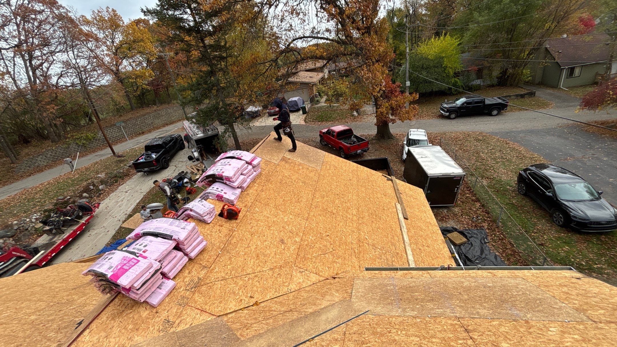 Roof Replacement using Owens Corning Driftwood by 180 Contractors
