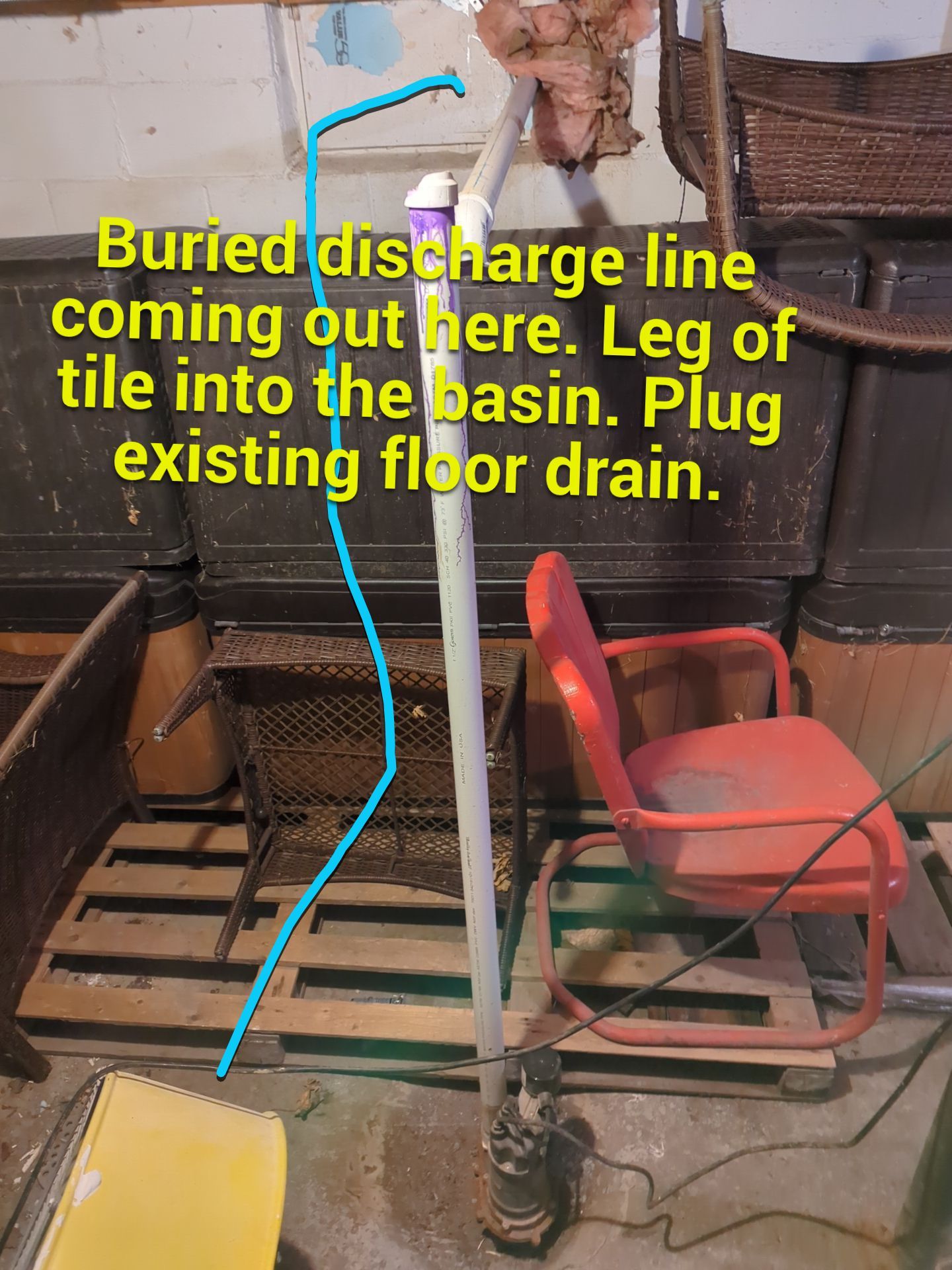 Basement Waterproofing using Drain tile system and a foundation wrap by ACE Waterproofing & Basement Solutions