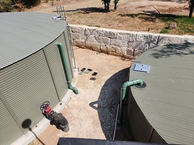 Commercial structure utilizing rainwater harvesting for all its water needs!