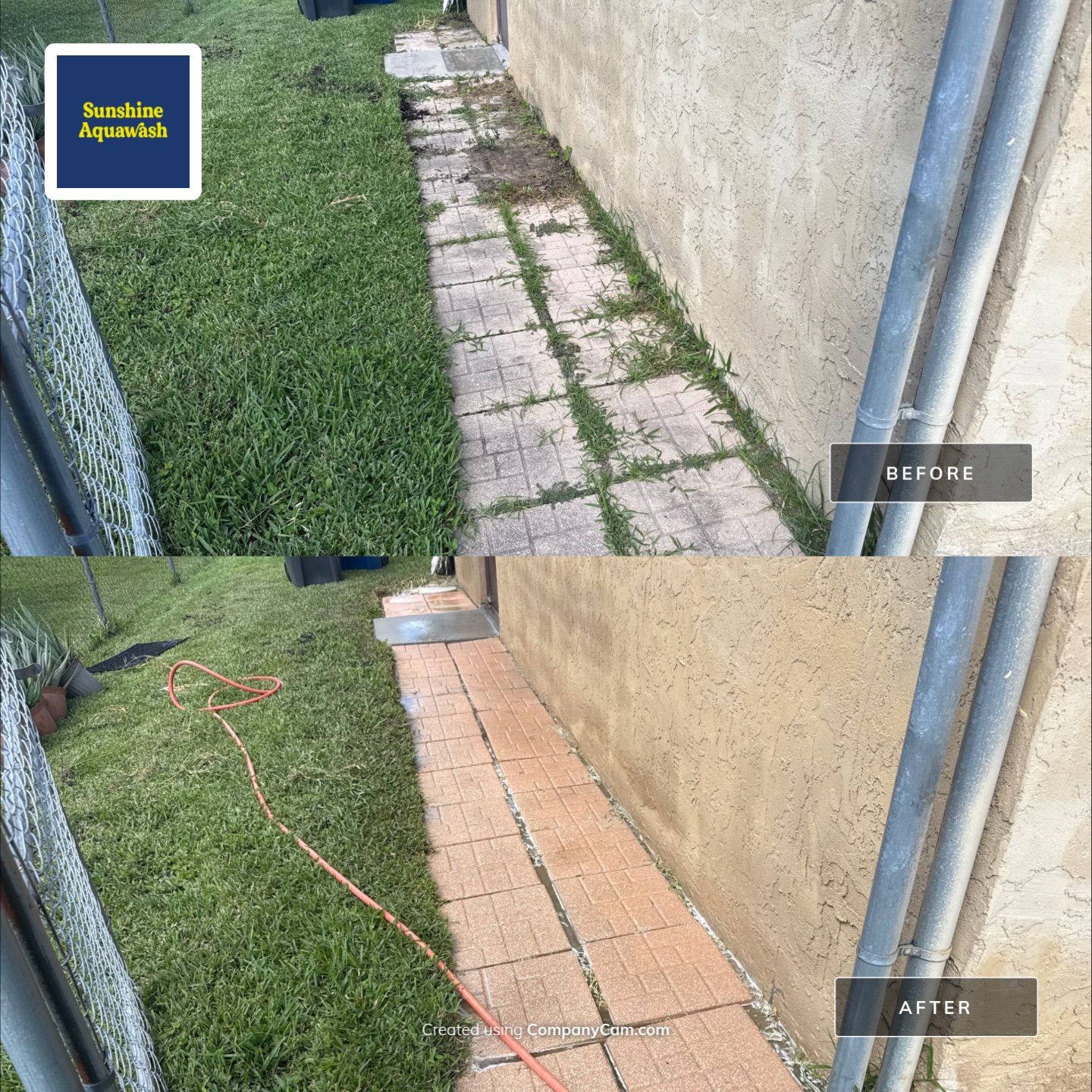 Concrete Driveway & Paver Cleaning – Sylvan Oaks, Palmetto, FL by Sunshine AquaWash