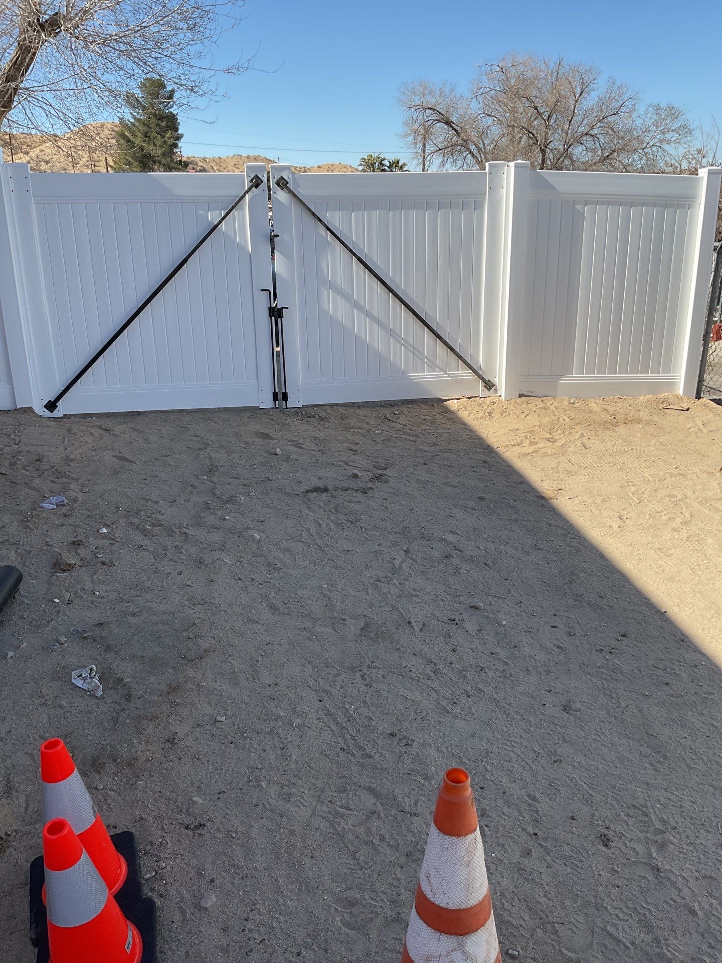 Fence Installation using Vinyl by Fence Guys Inc.