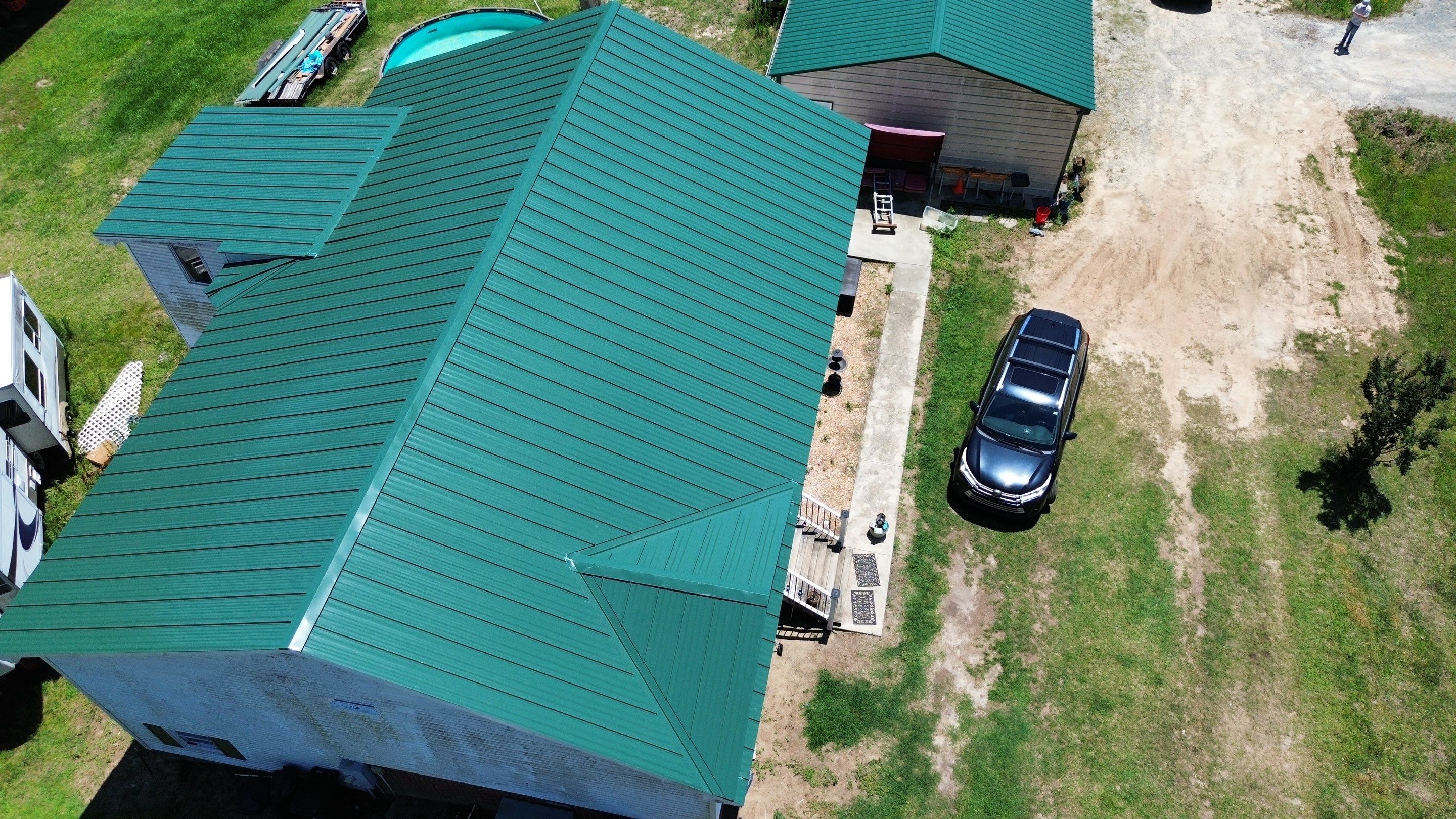 Roof replacement by wind damage by Just Brilliant Restoration JBR