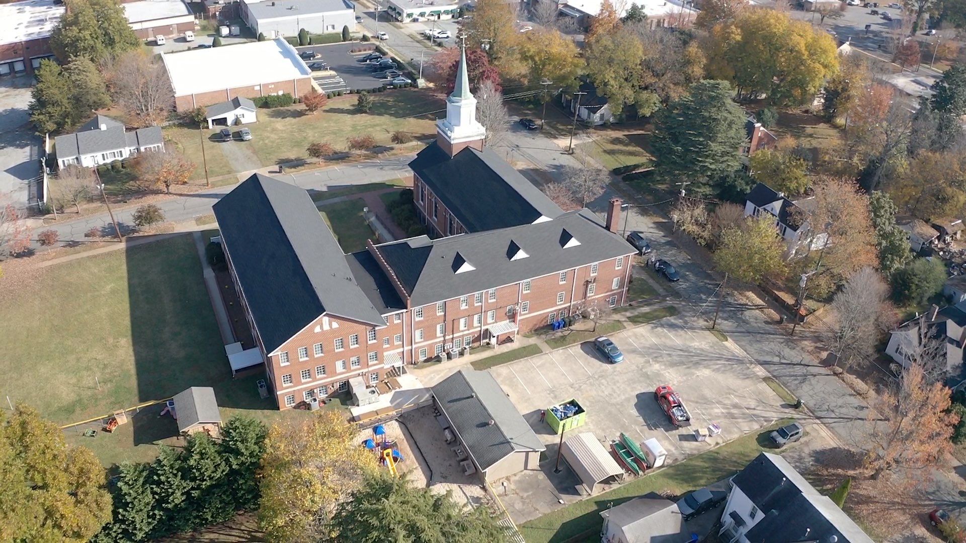 Mebane United Methodist Church by Just In Time Roofing and Restoration
