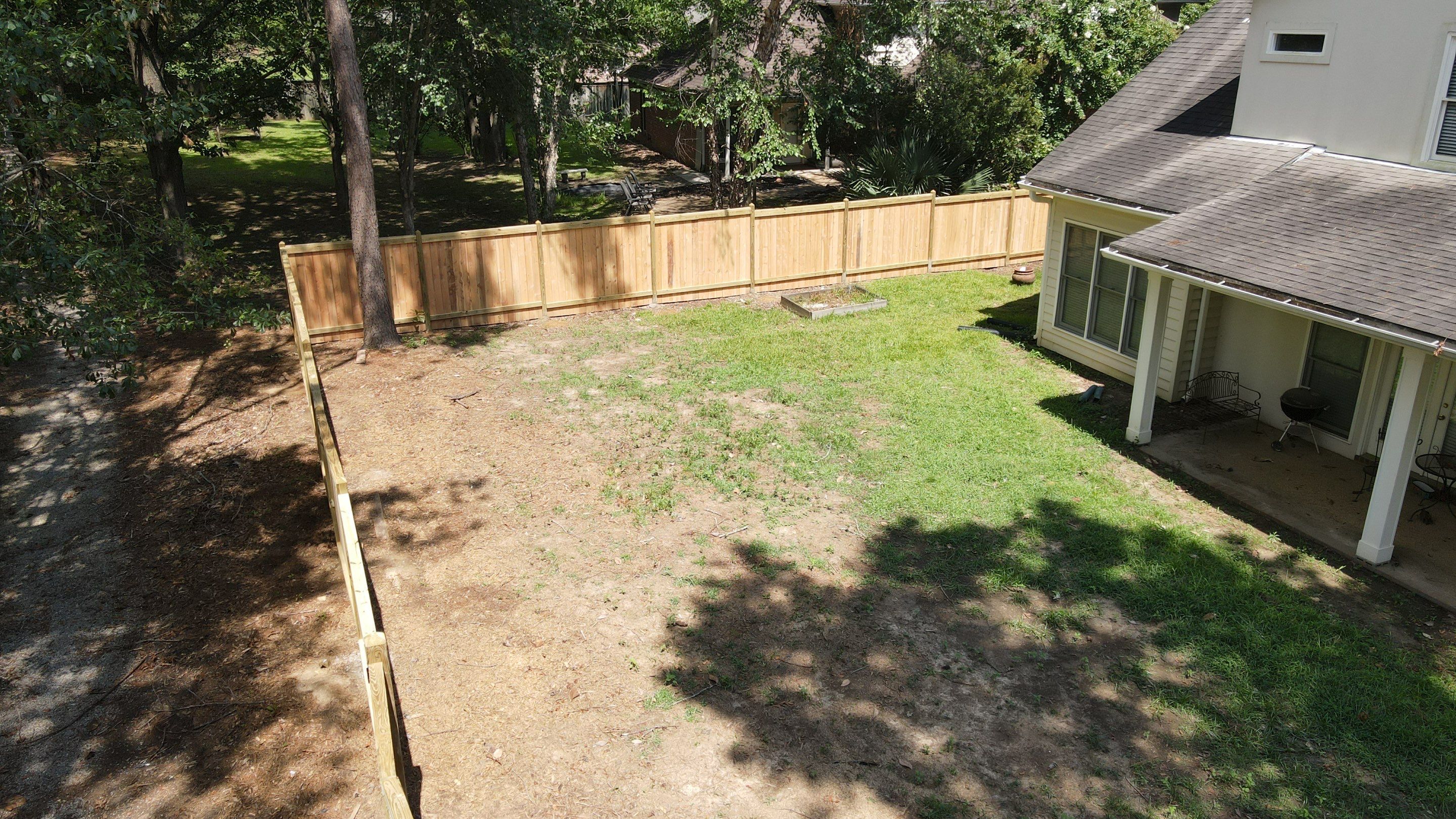 6ft Cedar Good Neighbor Fence by Roberson Construction LLC