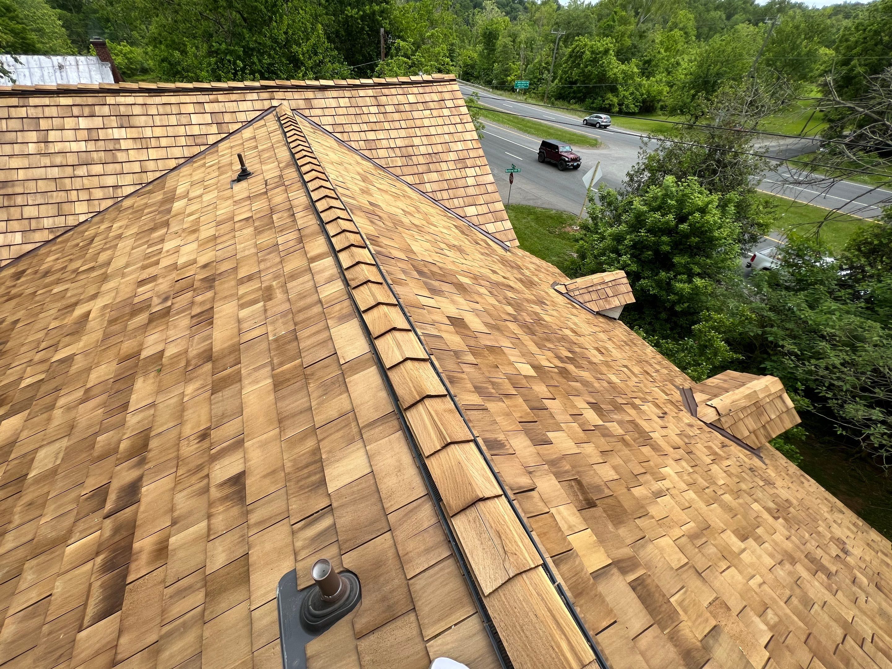 Gainesville Historic Structure: Western Red Cedar #1 Perfection G&R CCA Cedar Shakes by RM Banning, Inc.