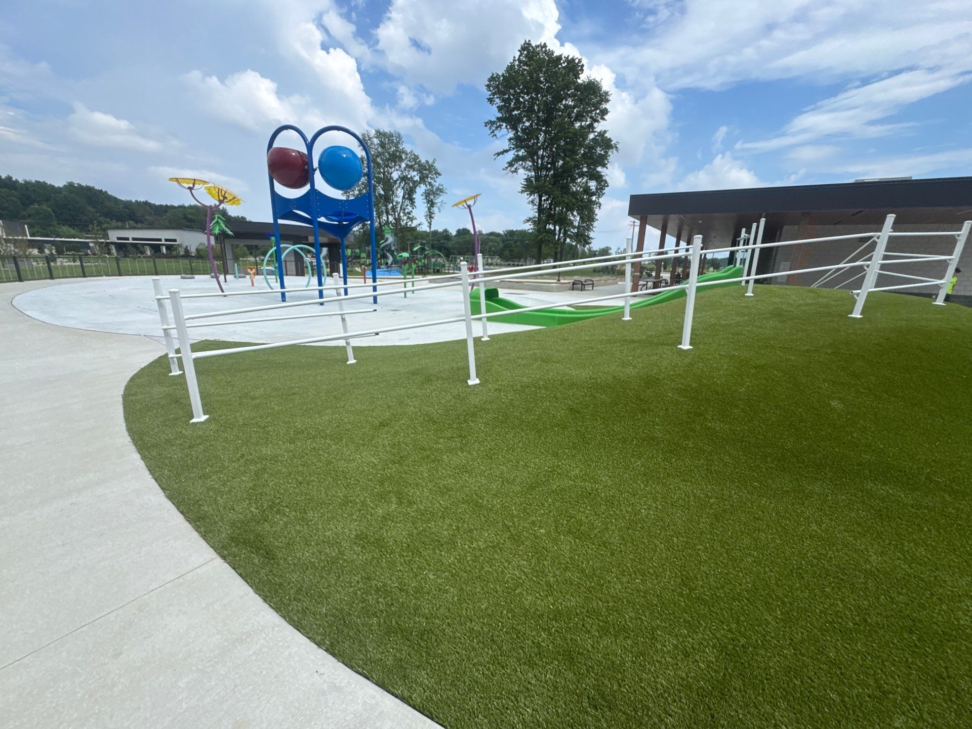 Playground Grass in Newburgh, IN by ForeverLawn NEIN/INDY