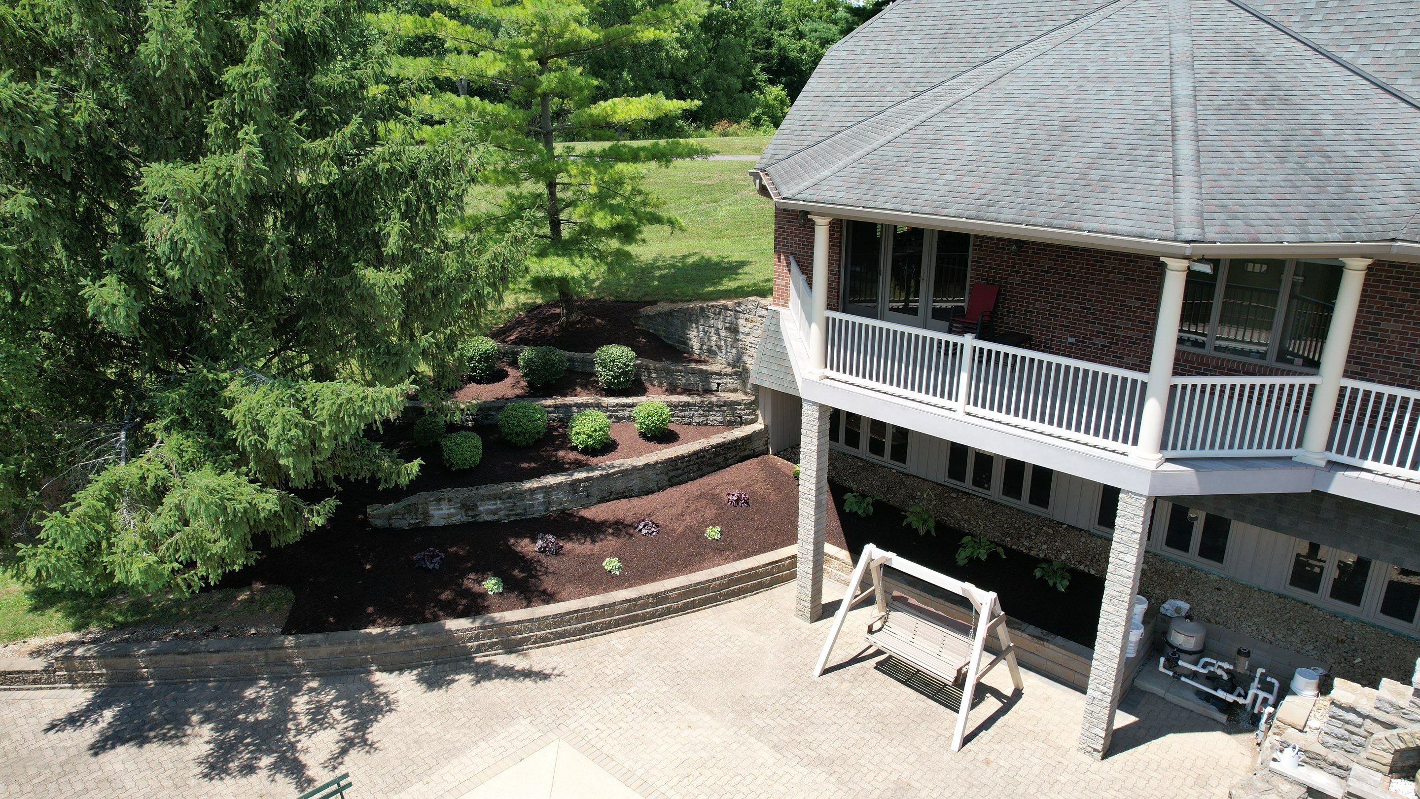 Tear Out, Plant Install & Mulch by Reisenberg’s Lawn & Landscape, LLC