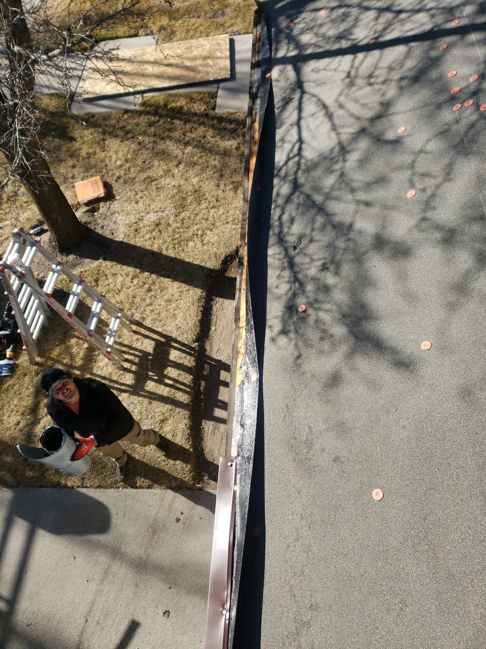 Storm Damaged Roof using GAF Timberline HDZ - Lifetime Shingle by The Roof Doctor