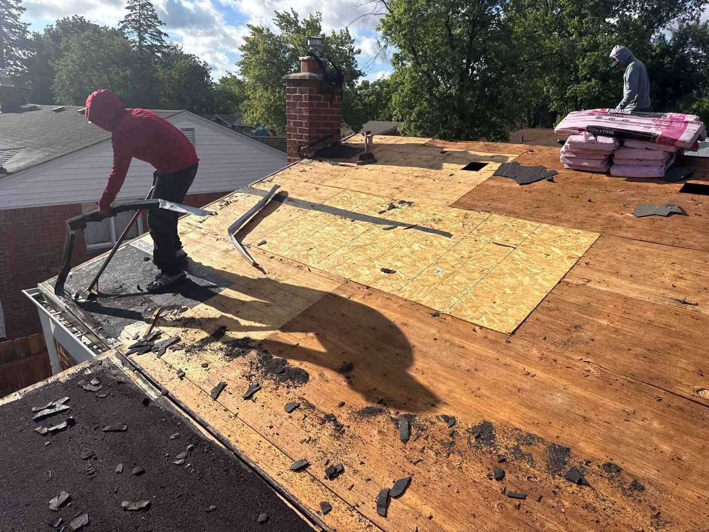 Roof Replacement using Owens Corning Tru Definitions by 180 Contractors