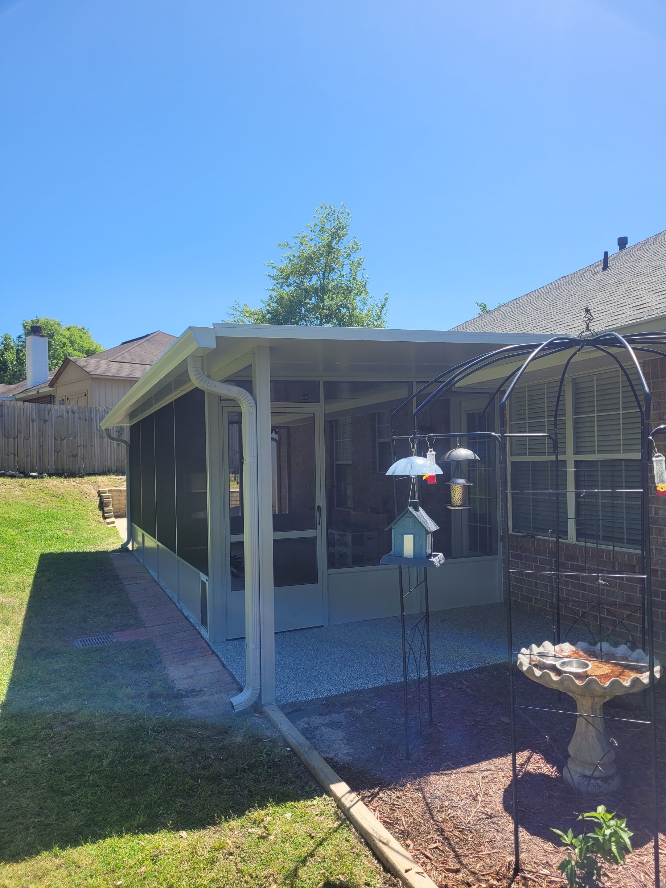 Screen Room + Patio Cover in Cantonment by Titan Sunrooms