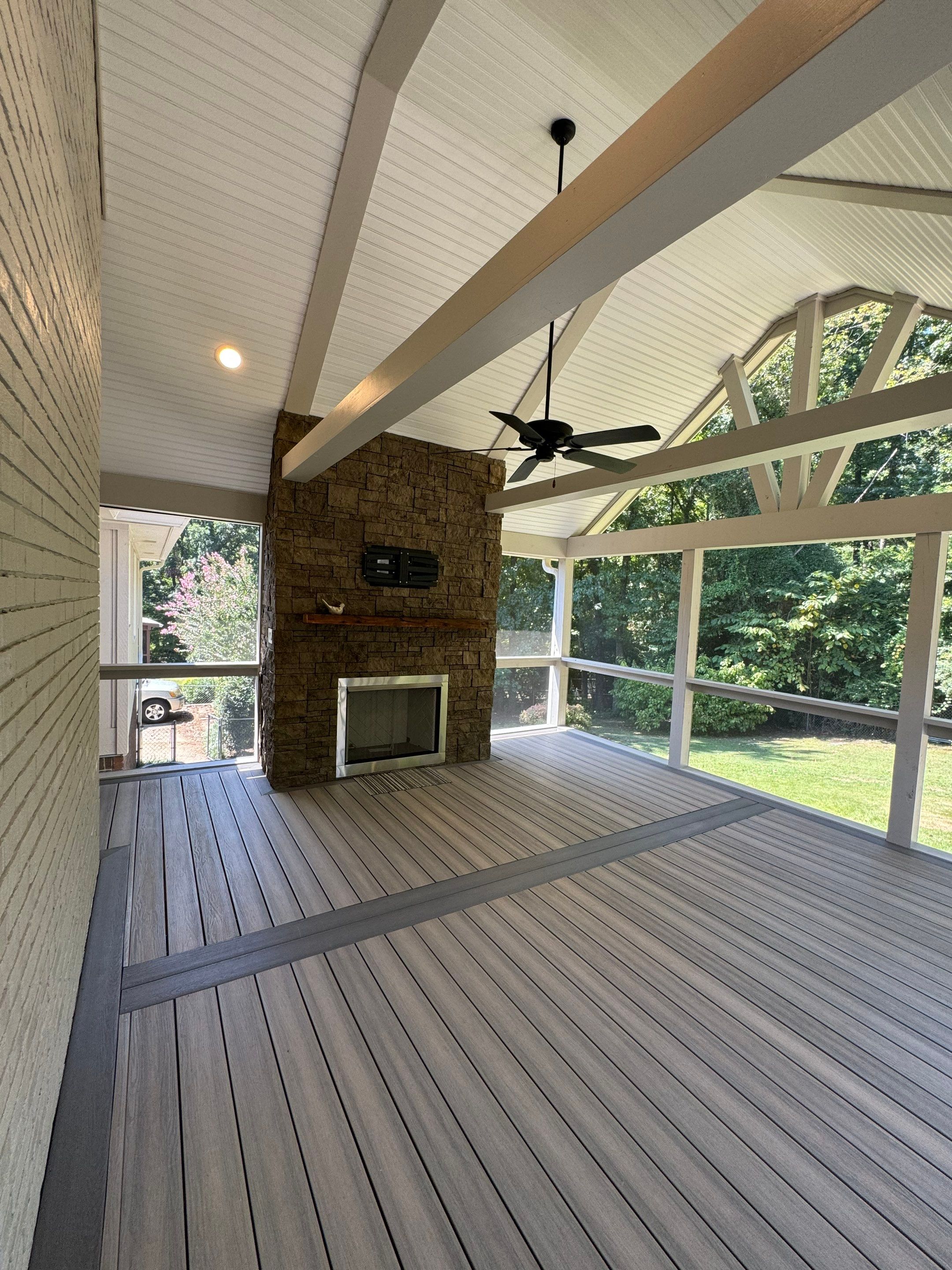 Burntleaf - Screen Porch by Pillar and Pine