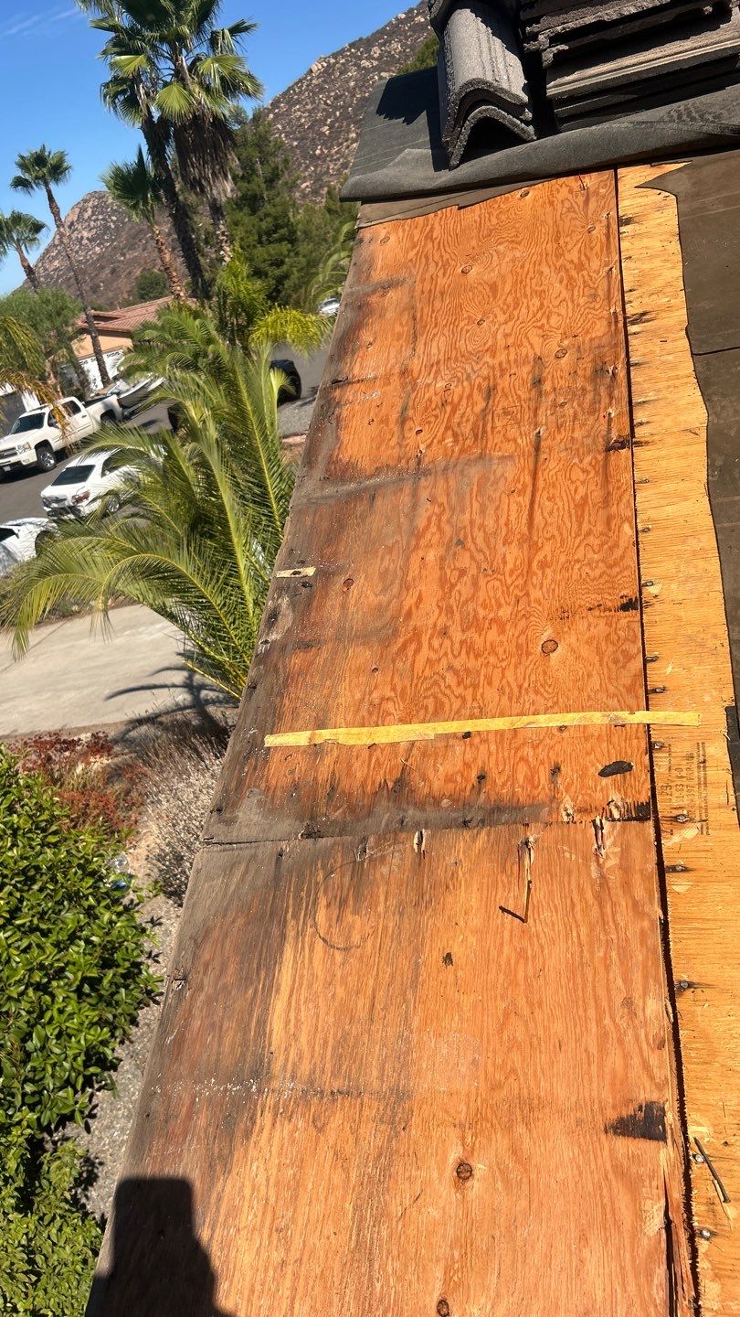 Complete Concrete Tile Relay and Fascia Repair in Ramona by Reliable Roofing San Diego Inc.