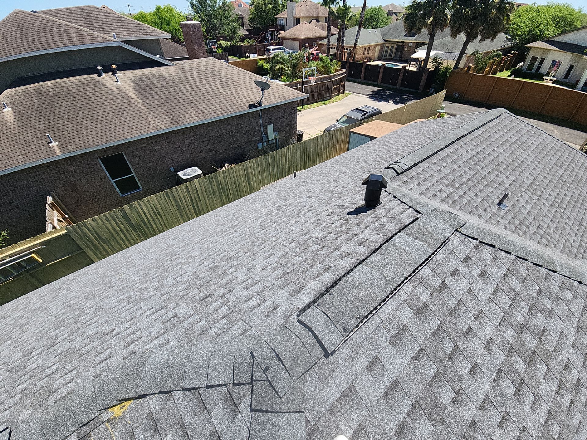 Residential Roofing Installation using GAF HDZ Pewter Grey by Lighthouse Roofing