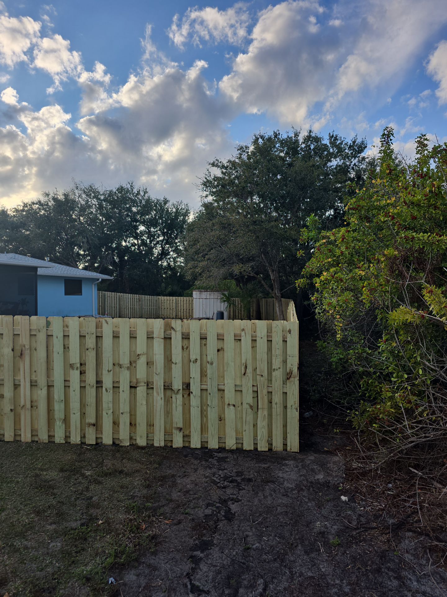 Shadowbox Wood Fence in Englewood by True Fence LLC