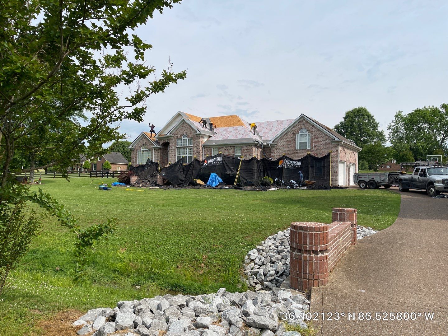 Residential Roofing Installation using Owens Corning Duration Shingles Roofing System by Undersun Roofing 