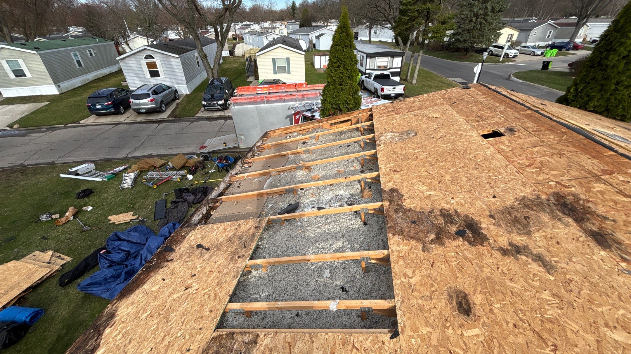 Roof Replacement using Owens Corning Sierra Gray by 180 Contractors