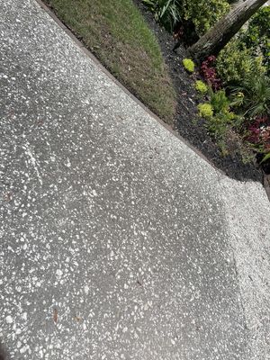 Custom Exposed Aggregate Driveway with Red Brick Borders in Hilton Head Island