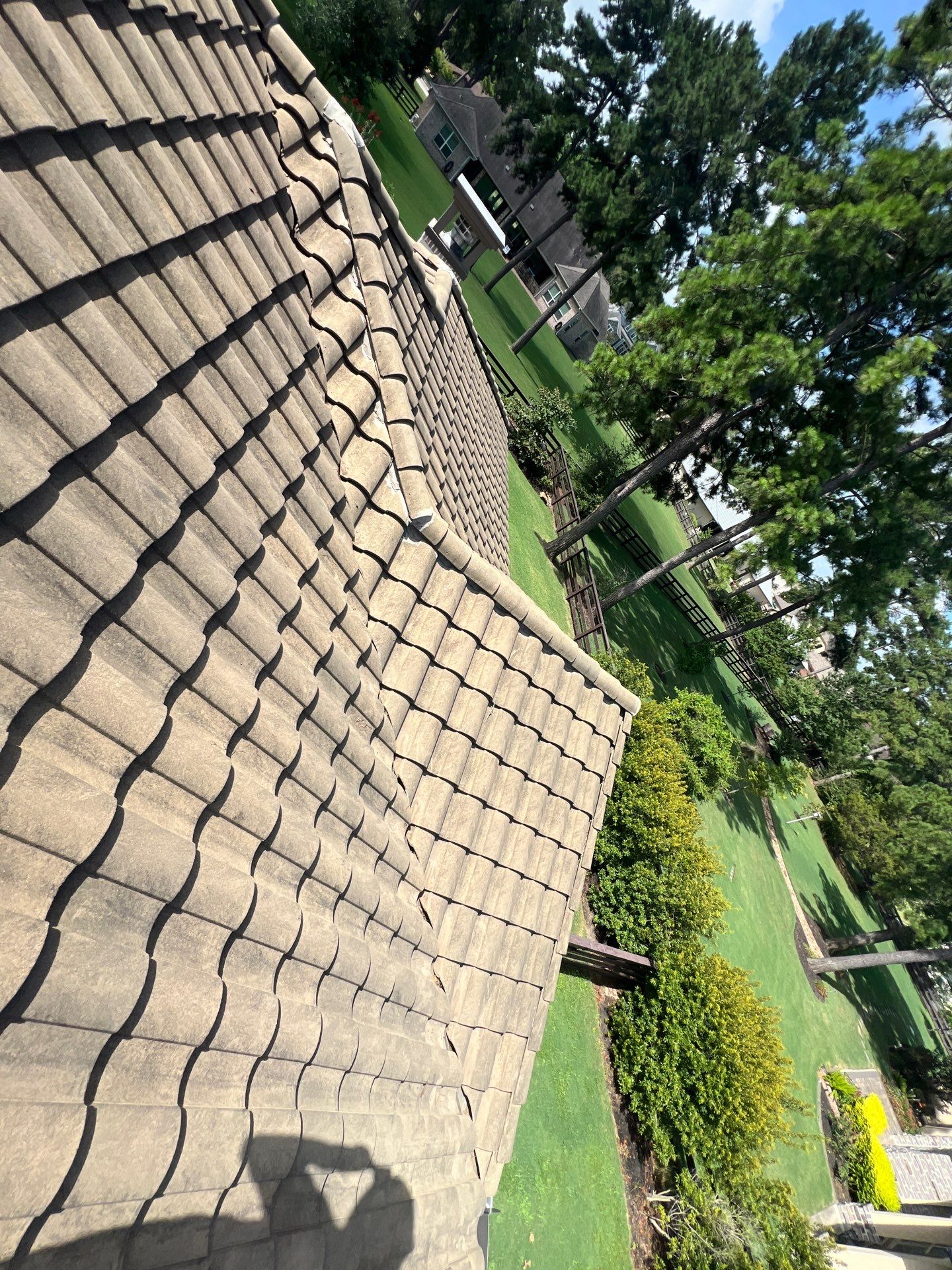 Residential Roofing Repair using tile by Roof Repair Company