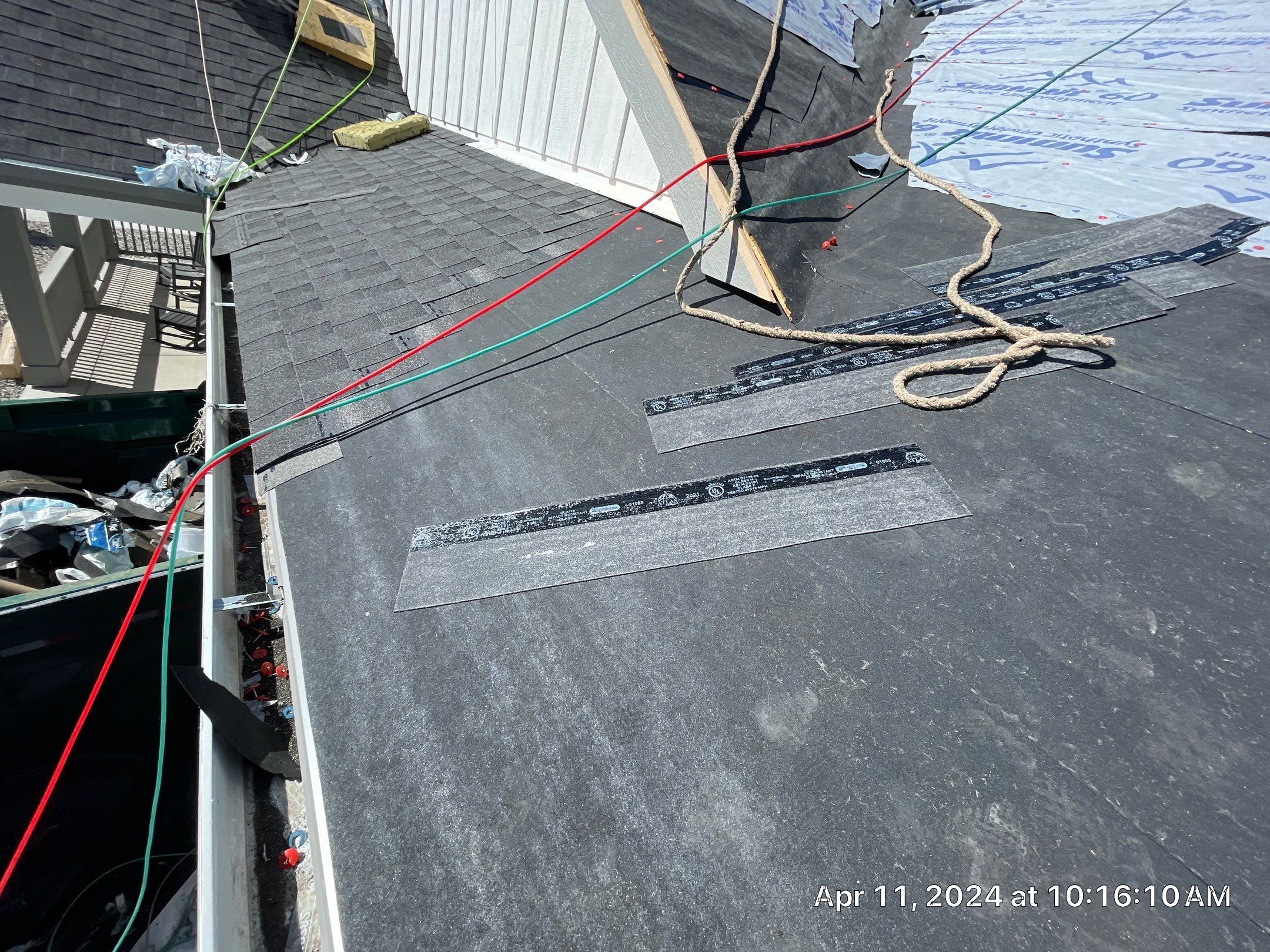 Residential Roofing Installation using Atlas Pinnacle Impact Black Shadow by Blue Peaks Roofing LLC 