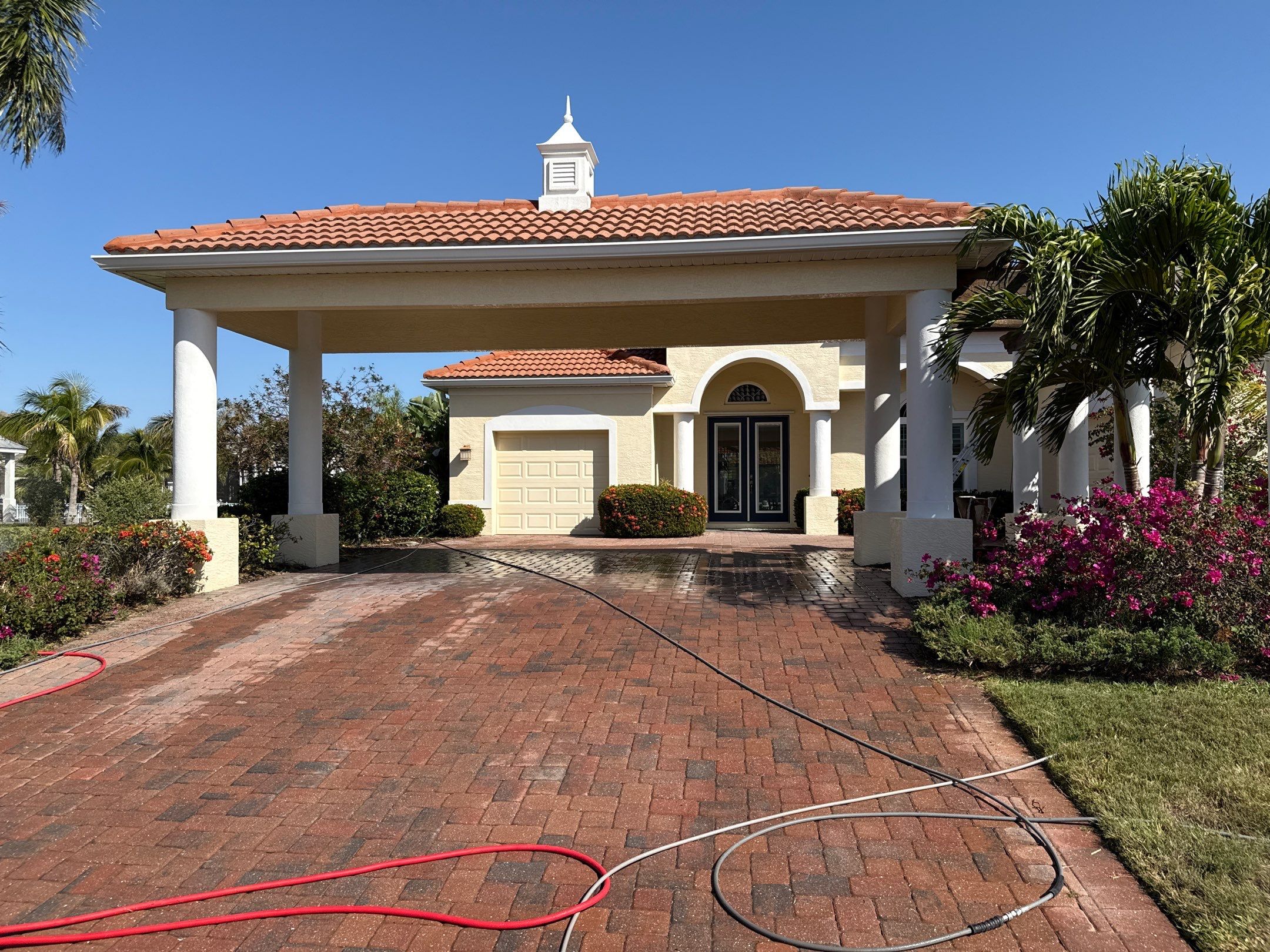 Roof Cleaning & Gutter Brightening | The Inlets Community | Manatee River | Bradenton, FL by Sunshine AquaWash