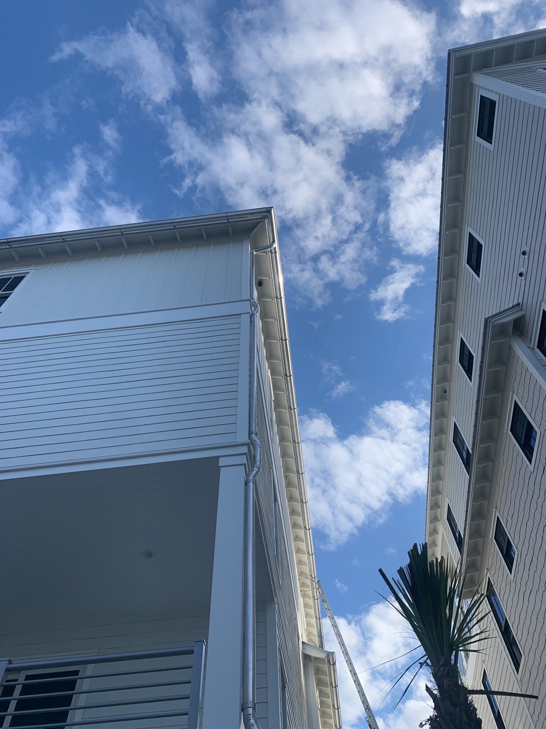 Half-Round Gutters in Galvalume Color in Santa Rosa Beach FL by Gutter Professors