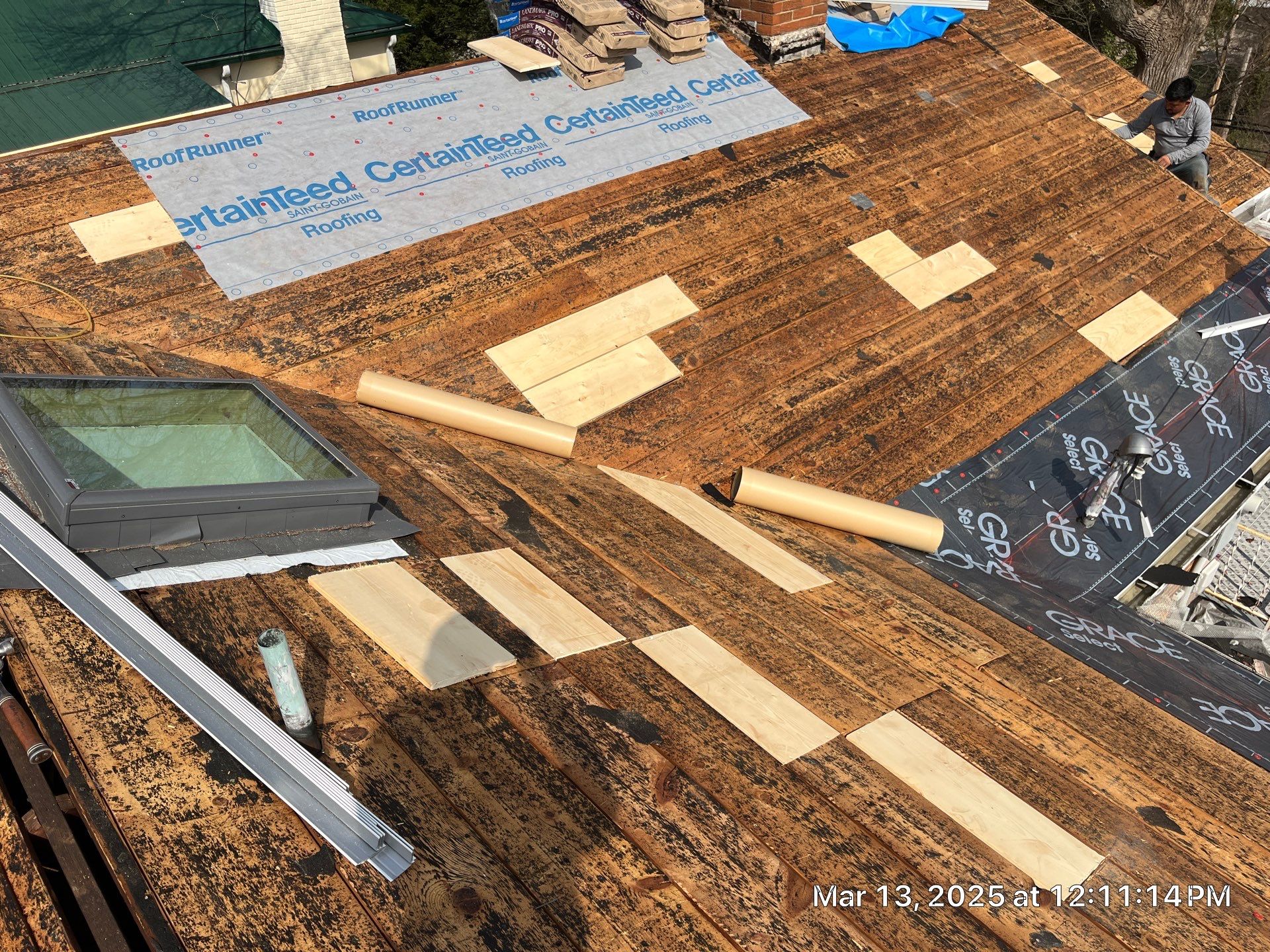 Residential Roofing Installation using Certainteed Landmark Pro Shingles by Fahey Roofing + Contracting