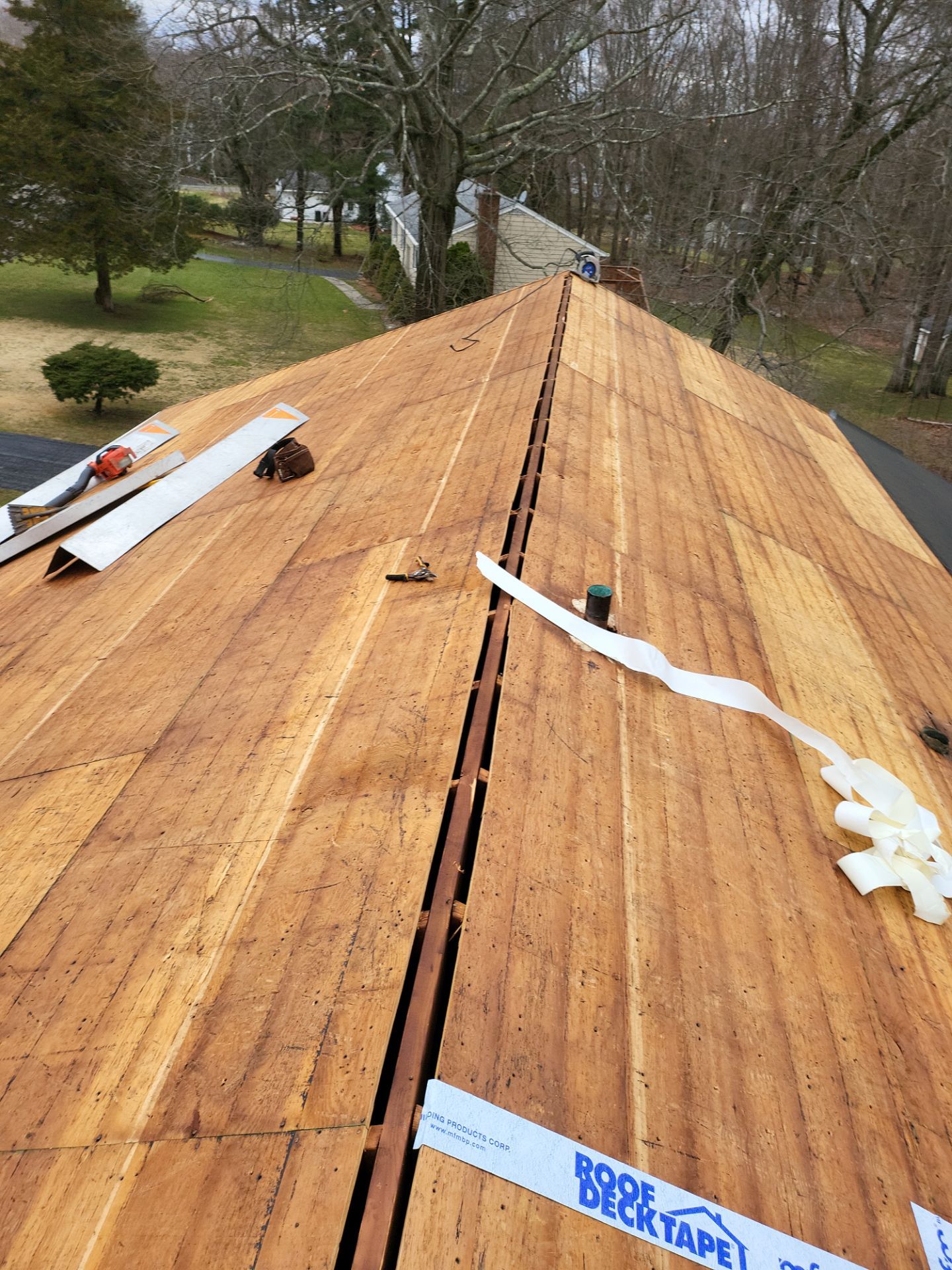 Residential Roofing Installation using Owens Corning TruDefinition Duration Designer - Black Sable by A Plus Exterior