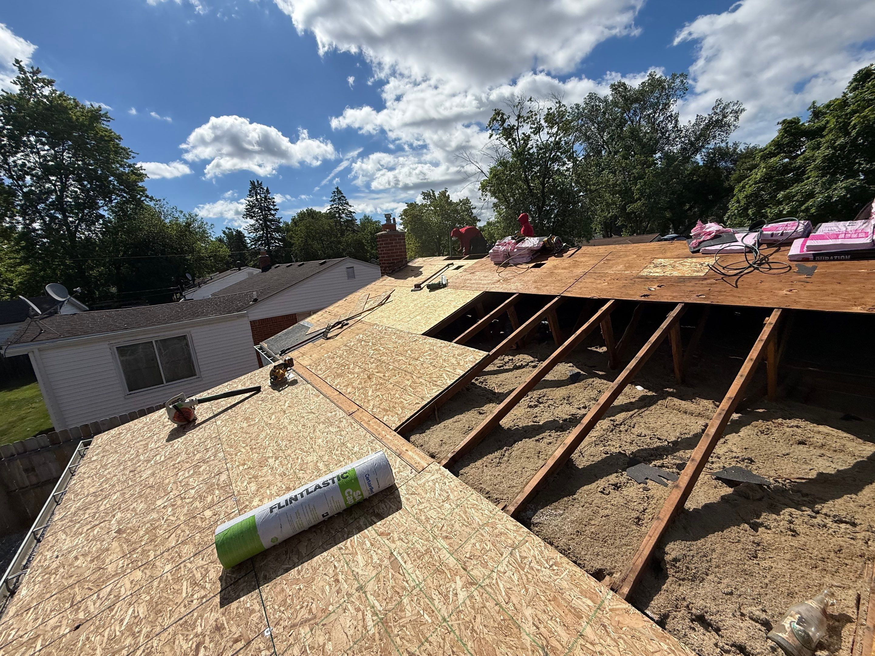 Roof Replacement using Owens Corning Tru Definitions by 180 Contractors