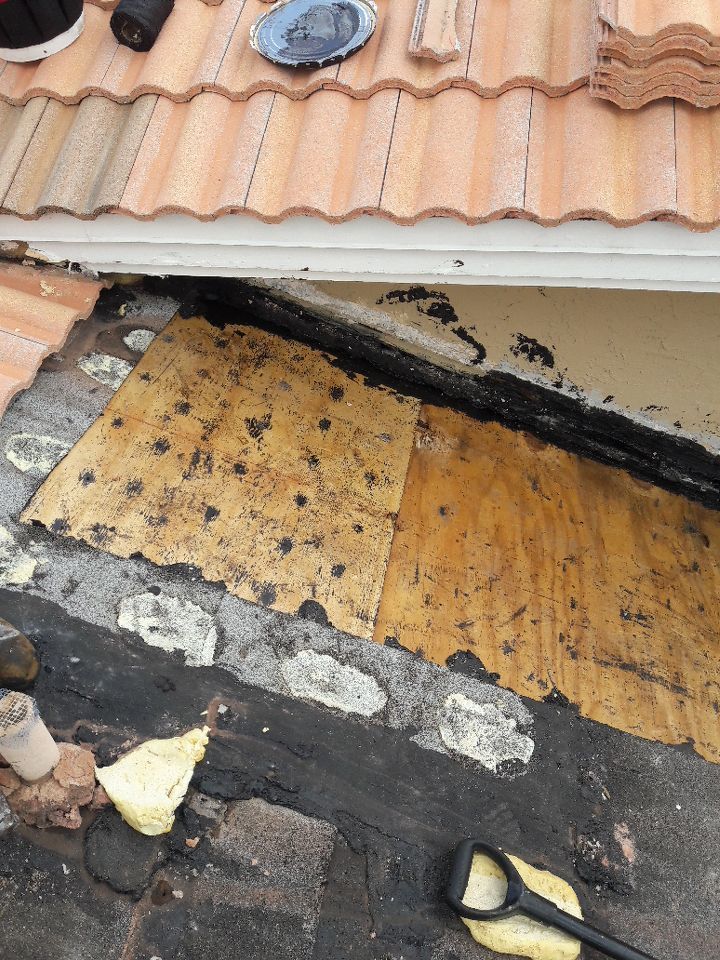 Clay Tile Roof Repair and Fascia Restoration in Boca Raton by Aastro Roofing