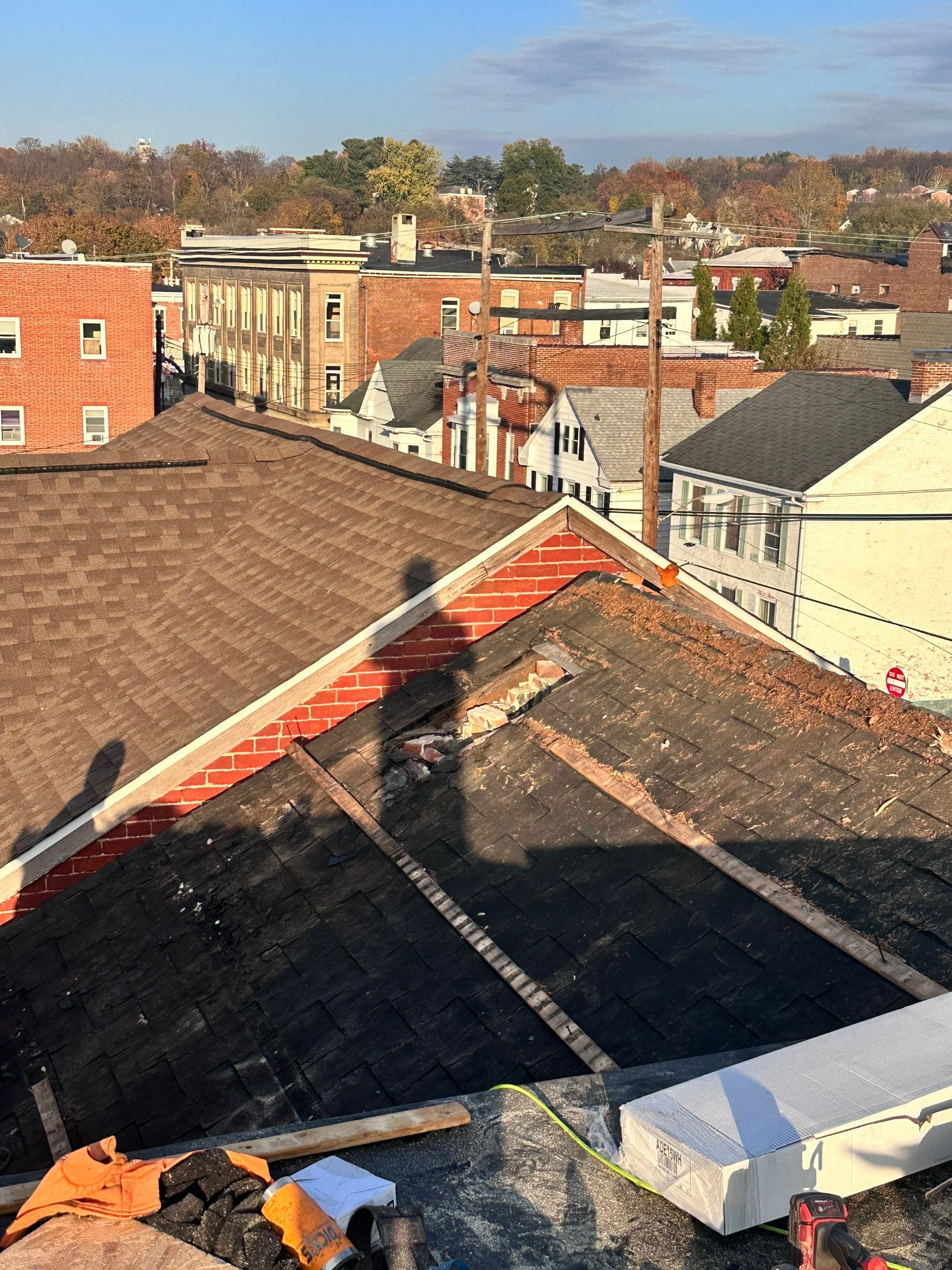 Commercial Roofing Installation using Gaf Hdz Architectural Shingle by Teflon Roofing