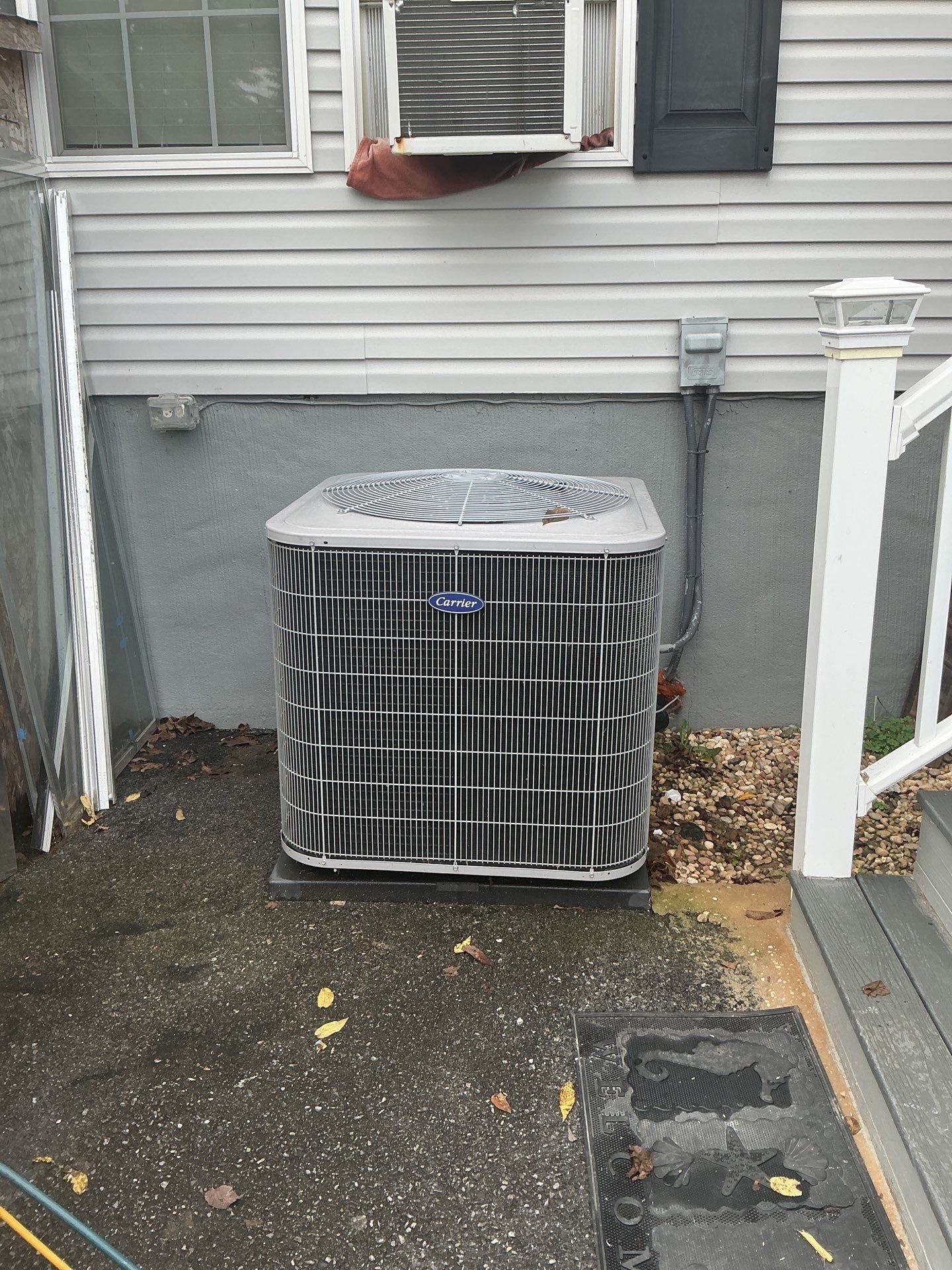 Equipment install in New Market by Elemental Heating and air conditioning LLC