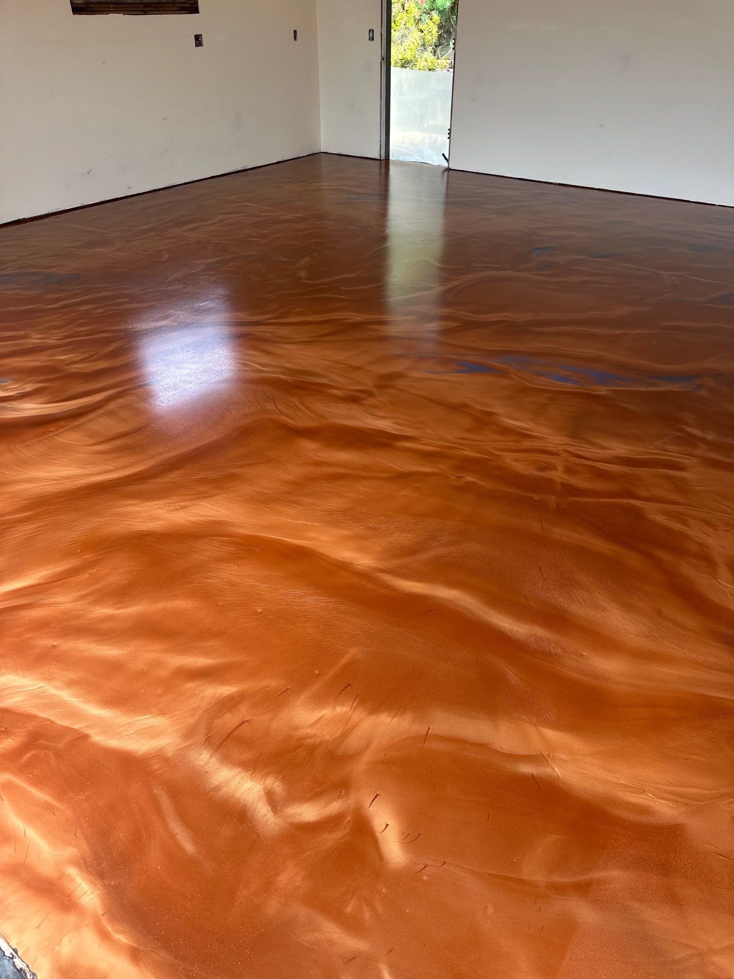Custom Metallic Epoxy Garage Floor Coating in Morro Bay by MGP Coatings
