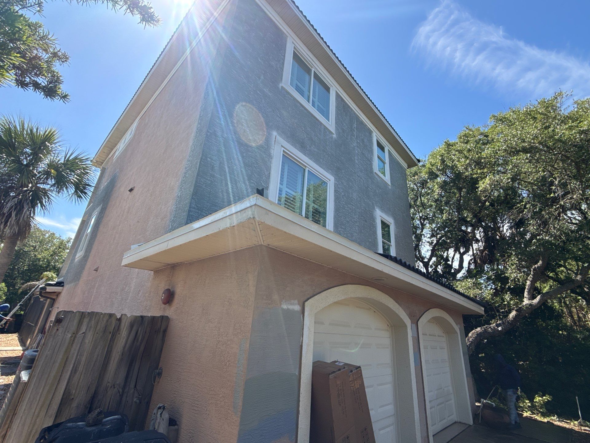 Flagler Beach Residential Tile Roof Replacement with Dark Barrel Tiles by Fortified Roofing Solutions Corp.