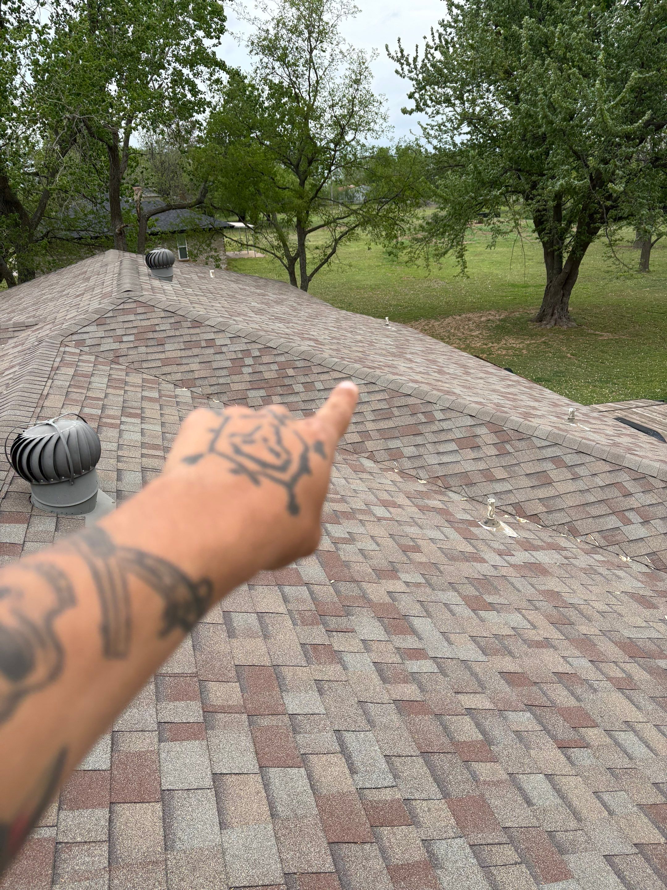 Roof Inspection in Tuttle Oklahoma by McCann's Roofing and Construction