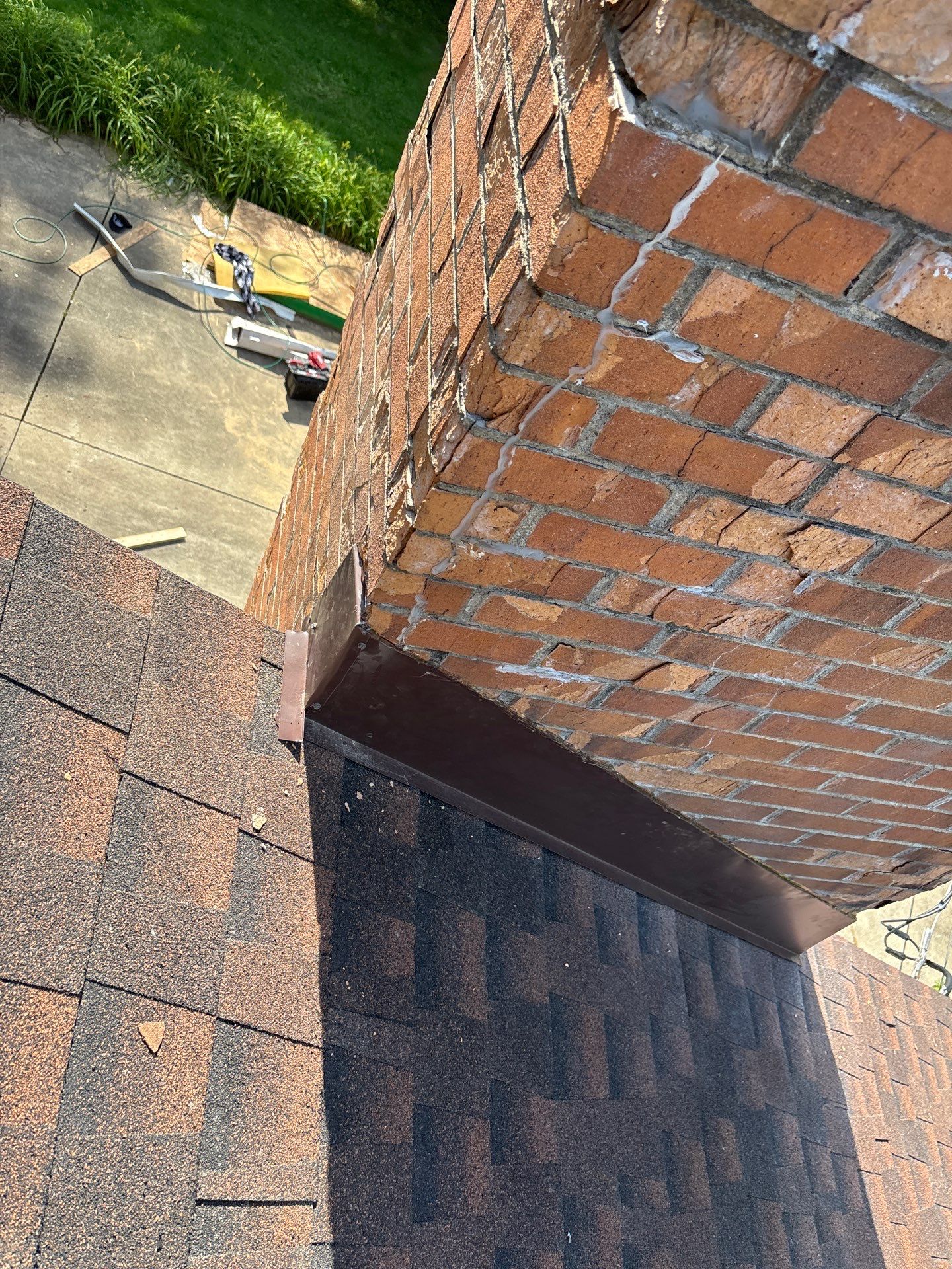 Residential Roofing Installation using GAF TImberline HDZ Hickory by Rainstoppers Roofing