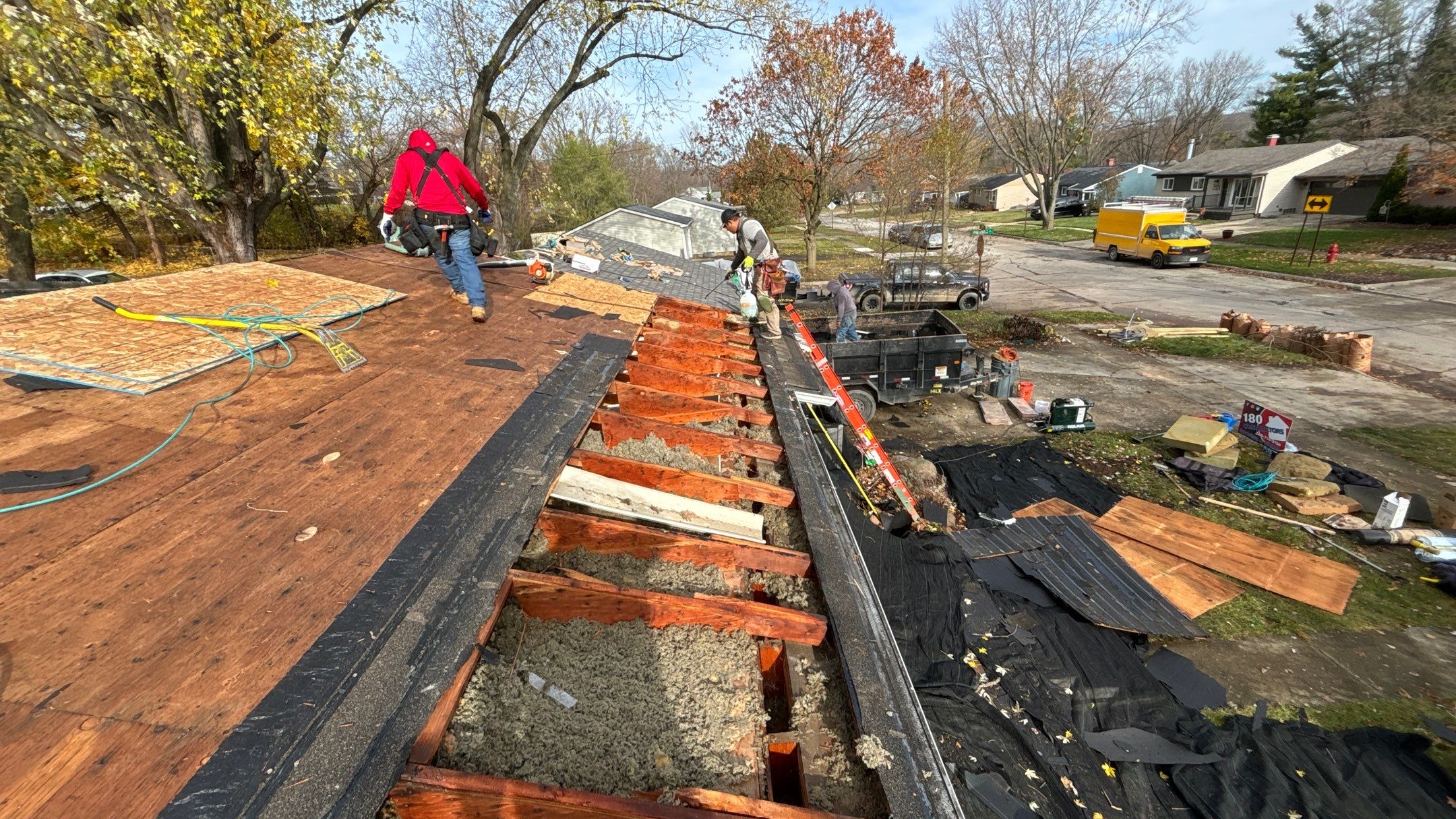 Roof Replacement using CertainTeed Landmark Driftwood by 180 Contractors
