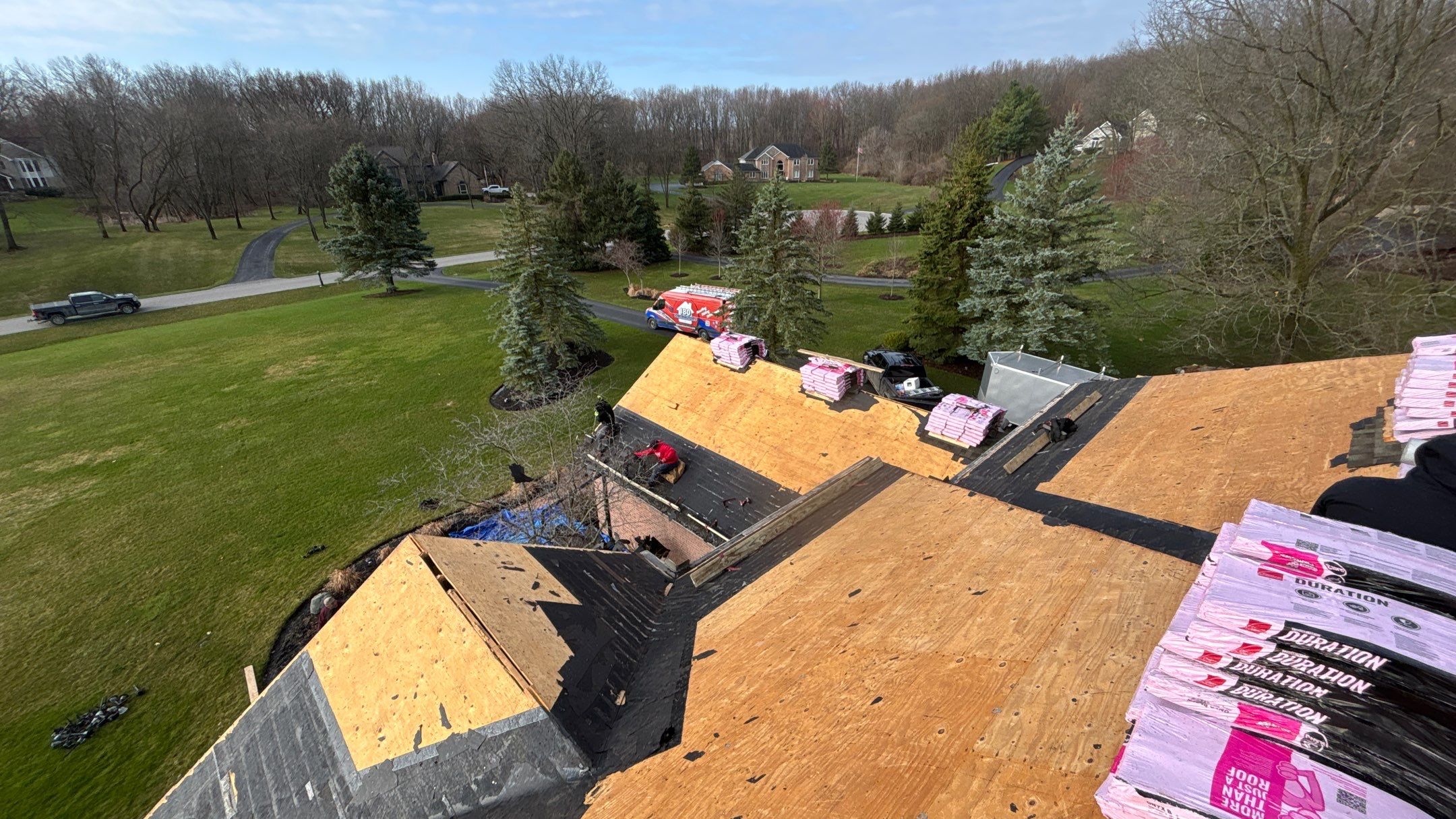 Roof Replacement using Owens Corning Onyx Black by 180 Contractors