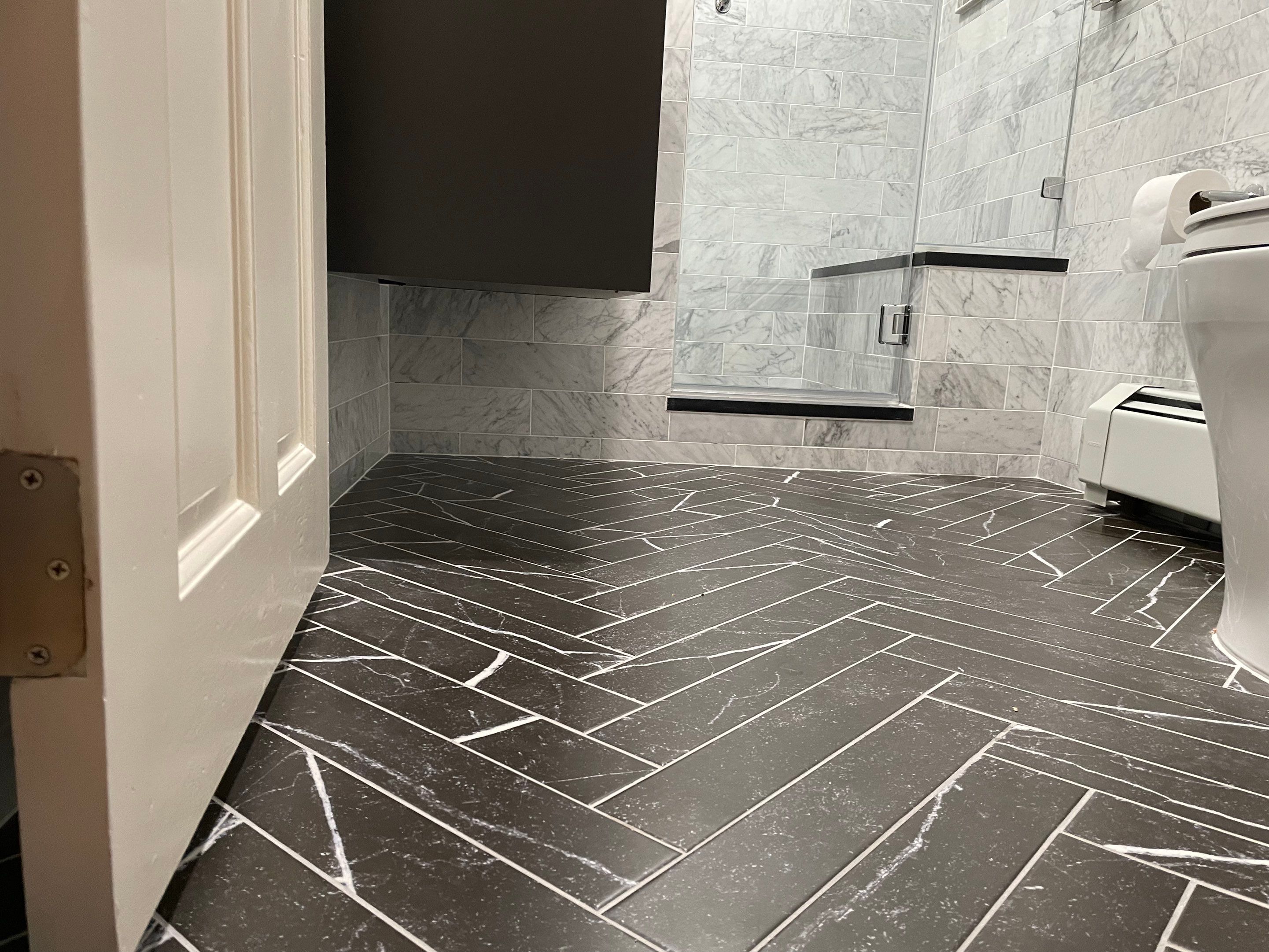 Bathroom Remodel using Tile by Home Concepts Construction