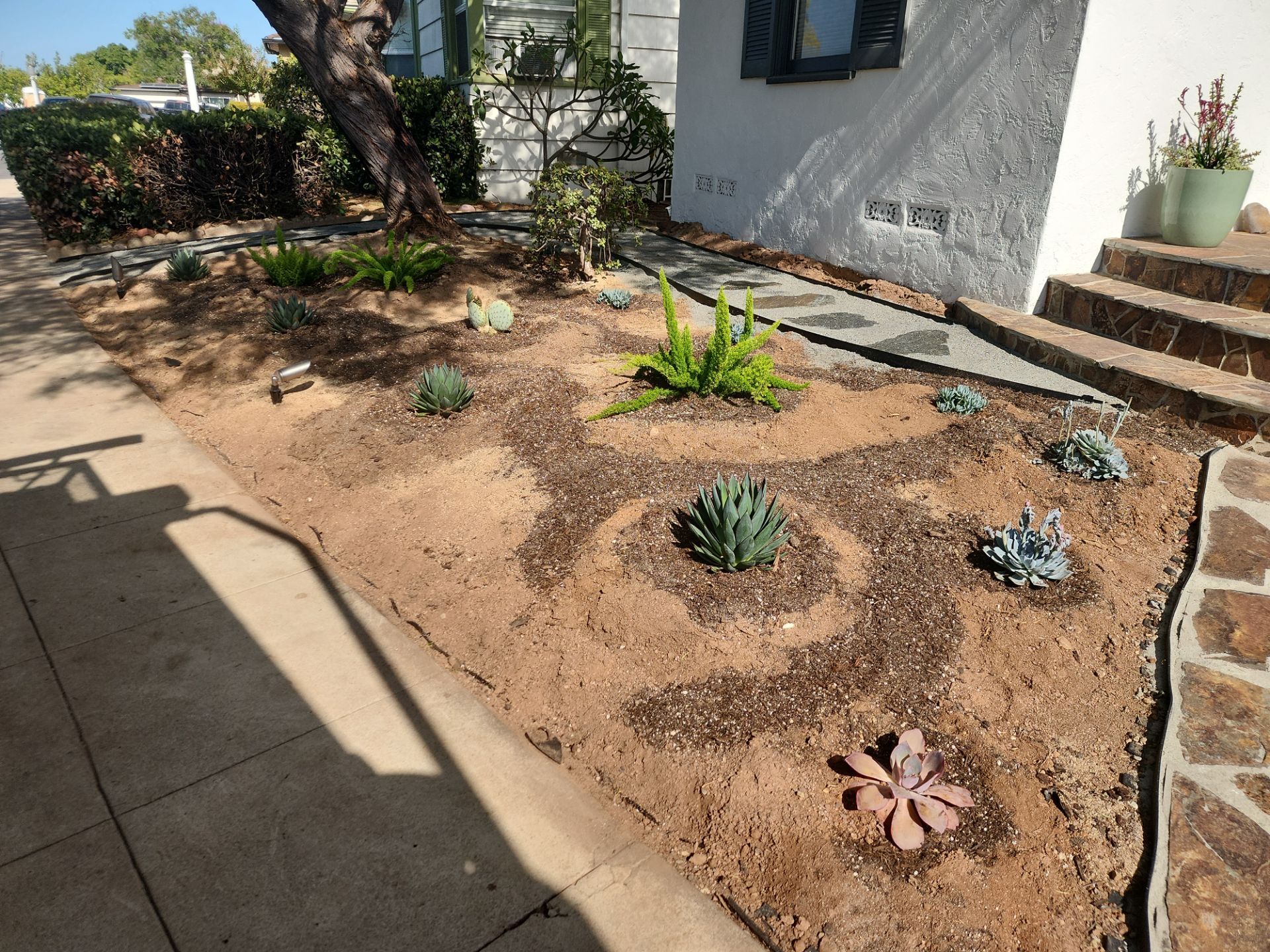 Xeriscape Transformation with River Rock and Irrigation in San Diego by Yard Techs