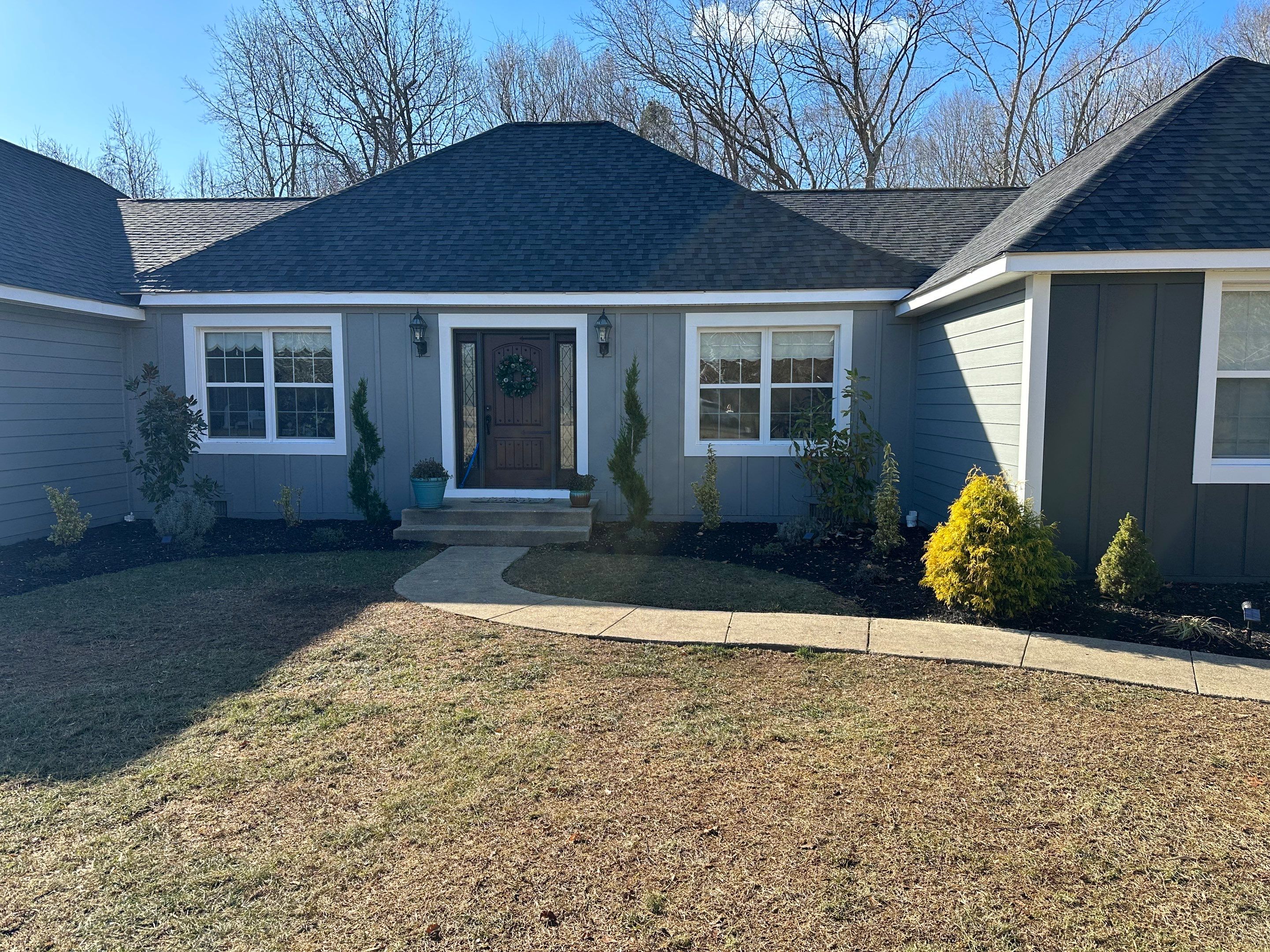 Grey Slate Siding using JH Batten Smooth by ExteriorPros